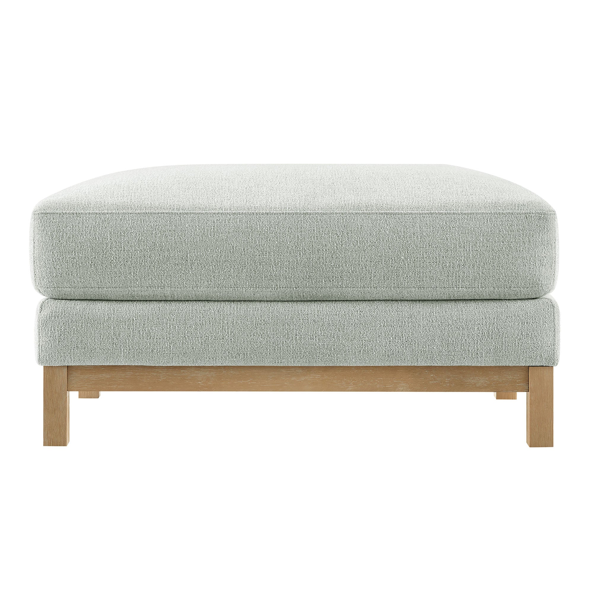 Roscoe Fabric Ottoman, Mist