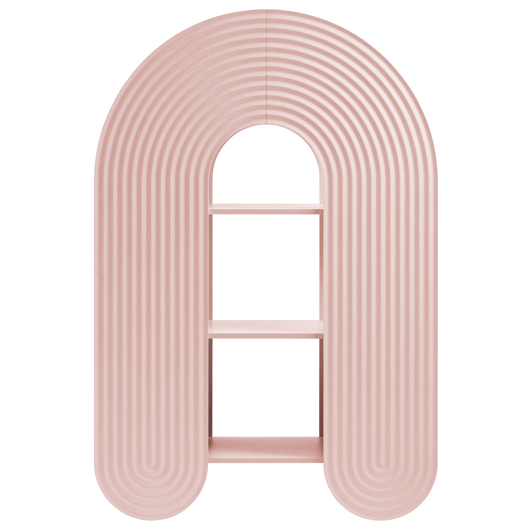 Daydream 58" Arched Bookshelf, Soft Pink