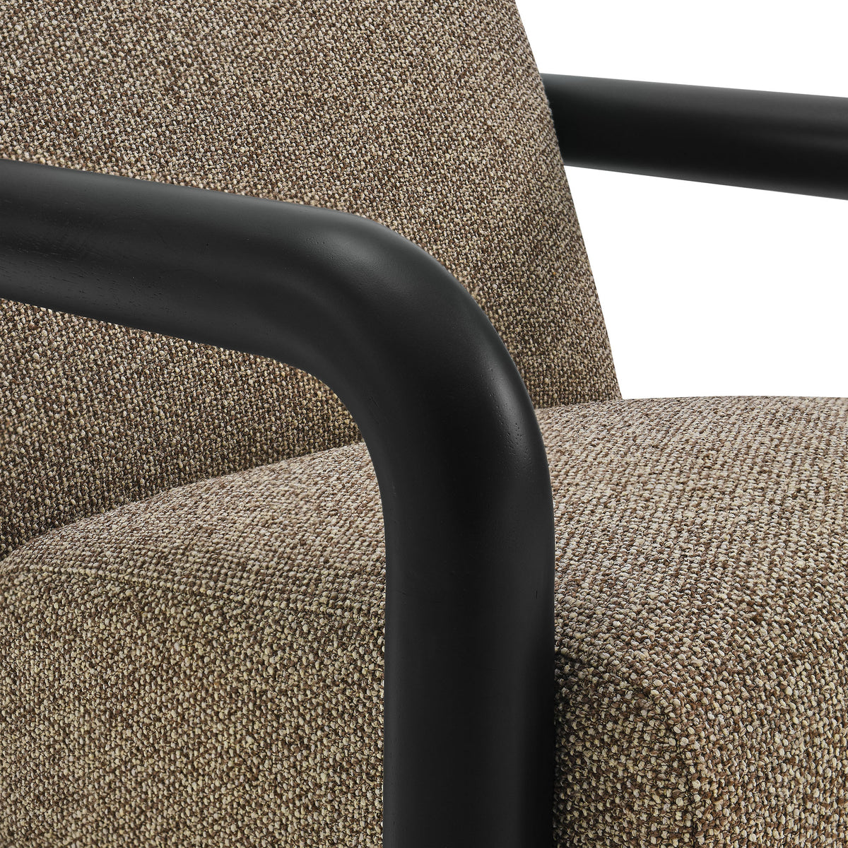 Sereno Boucle Accent Chair, Earth Black