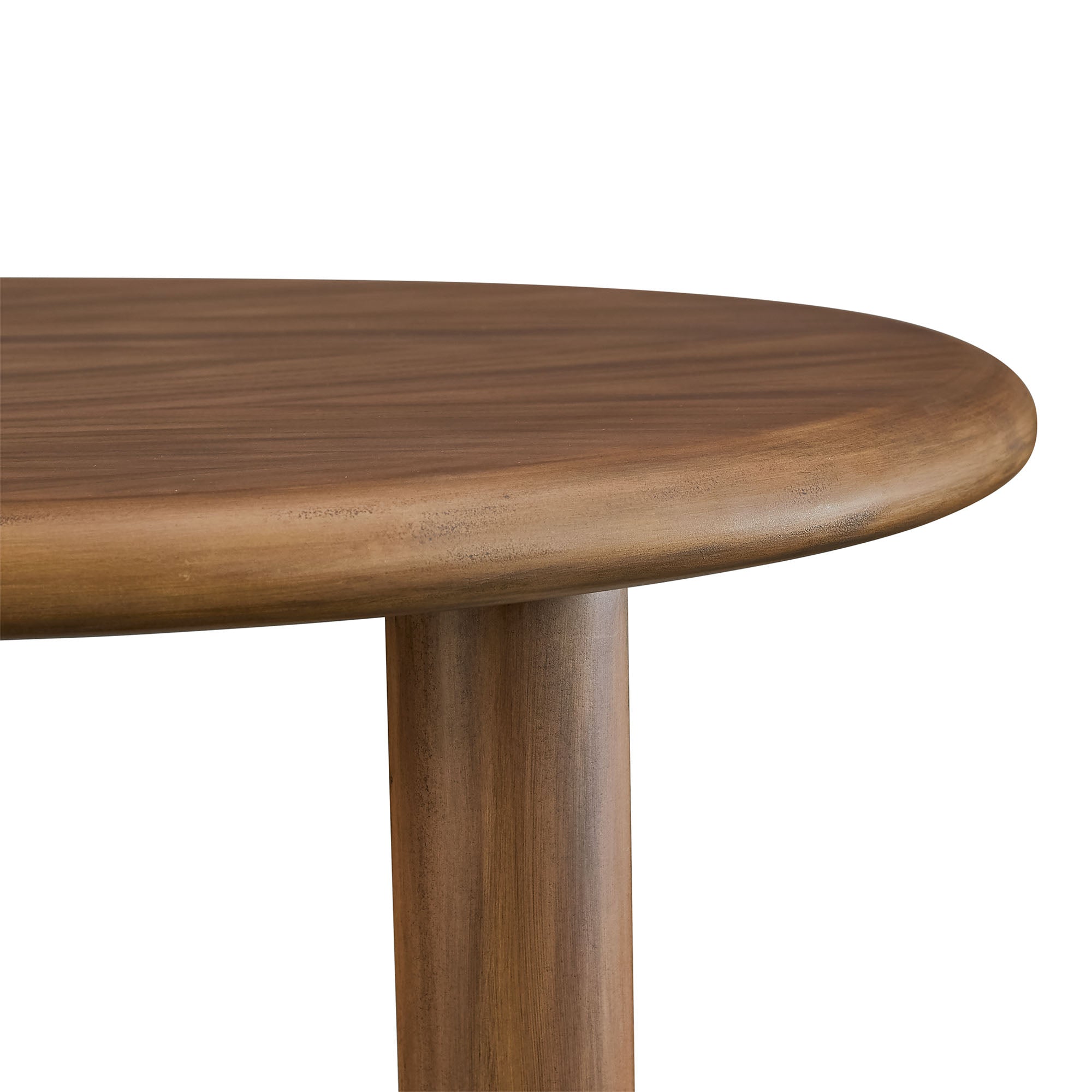 Vetra Kidney-Shaped Free Coffee Table, Walnut