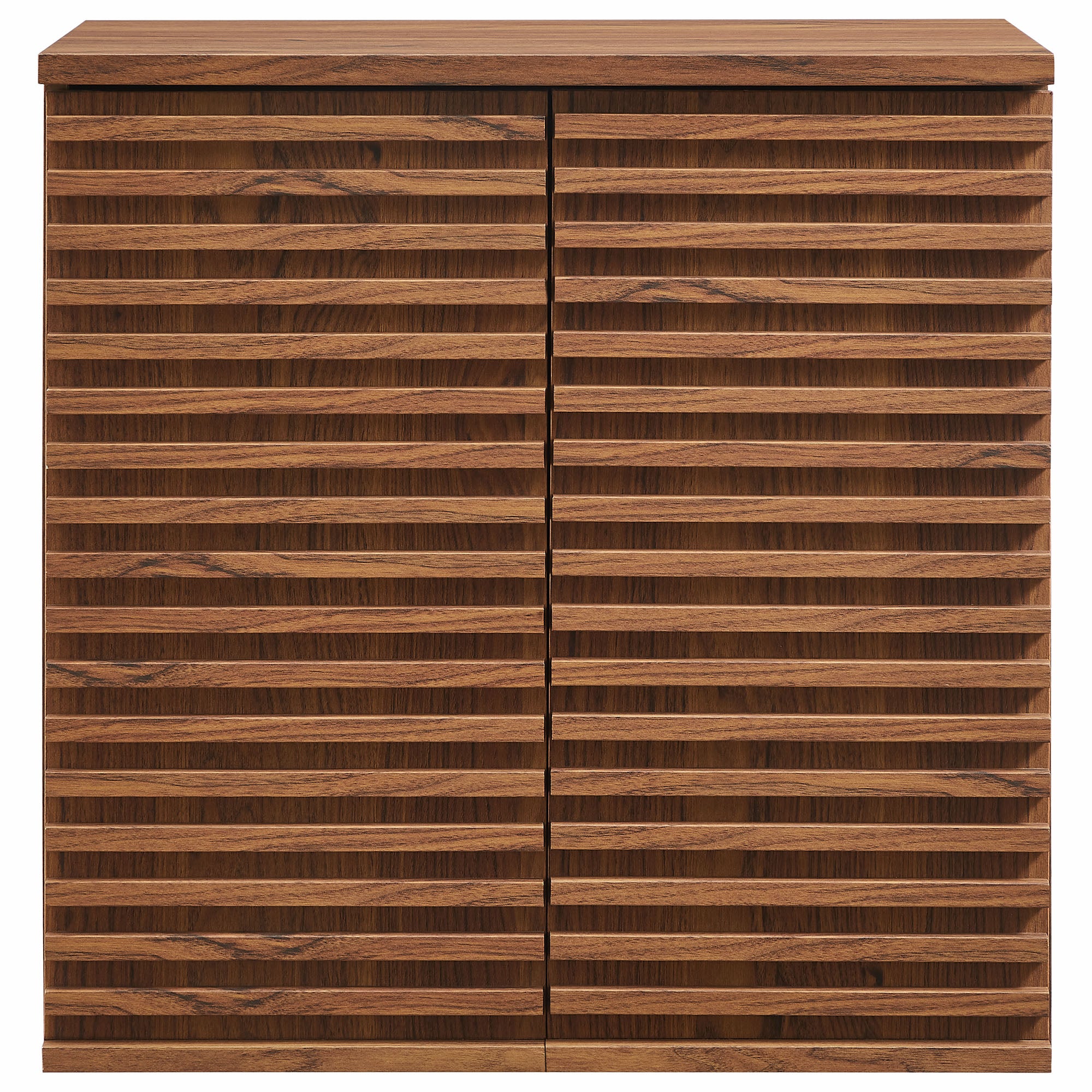Render Wall Mounted Bathroom Cabinet, Walnut