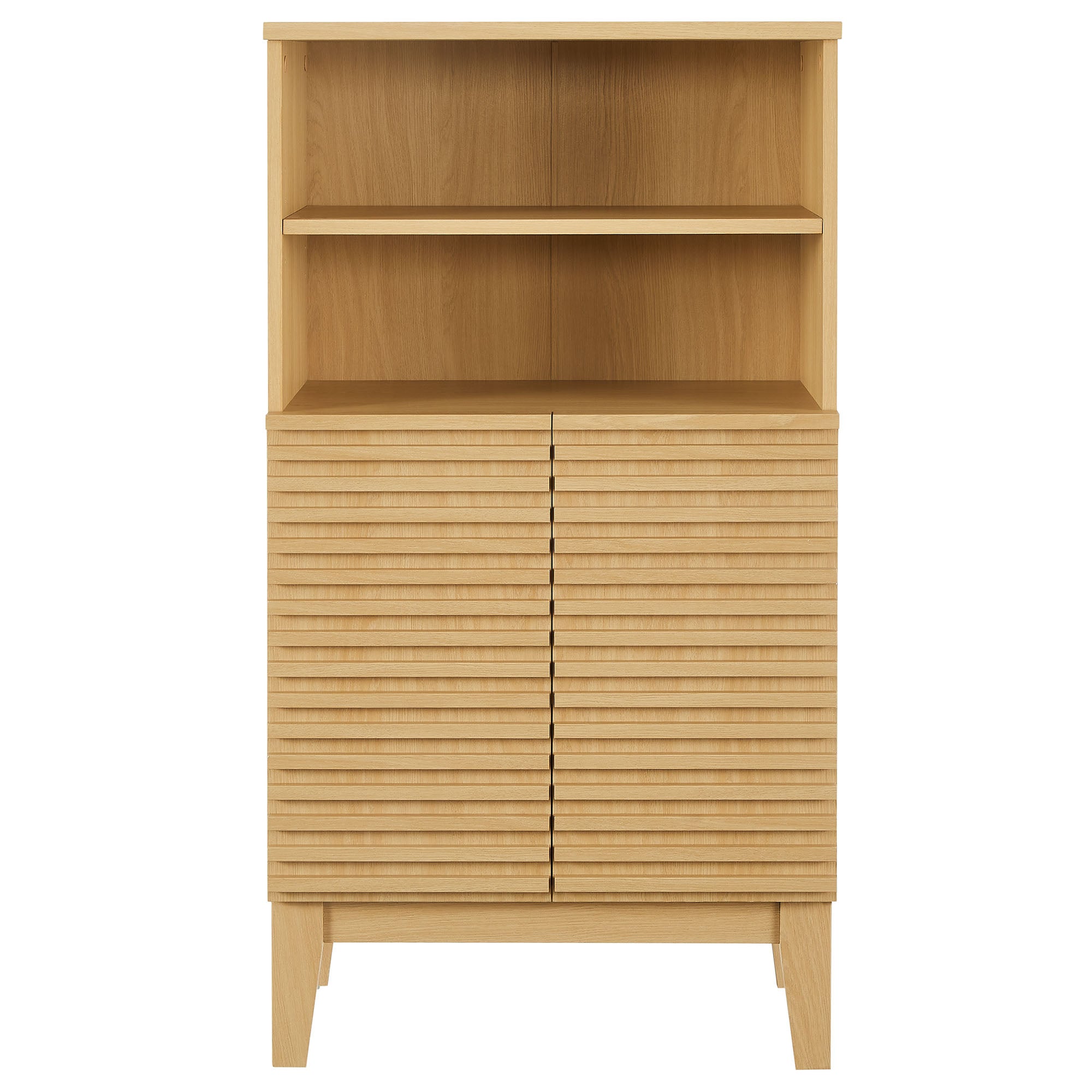 Render Freestanding Bathroom Storage Cabinet, Oak