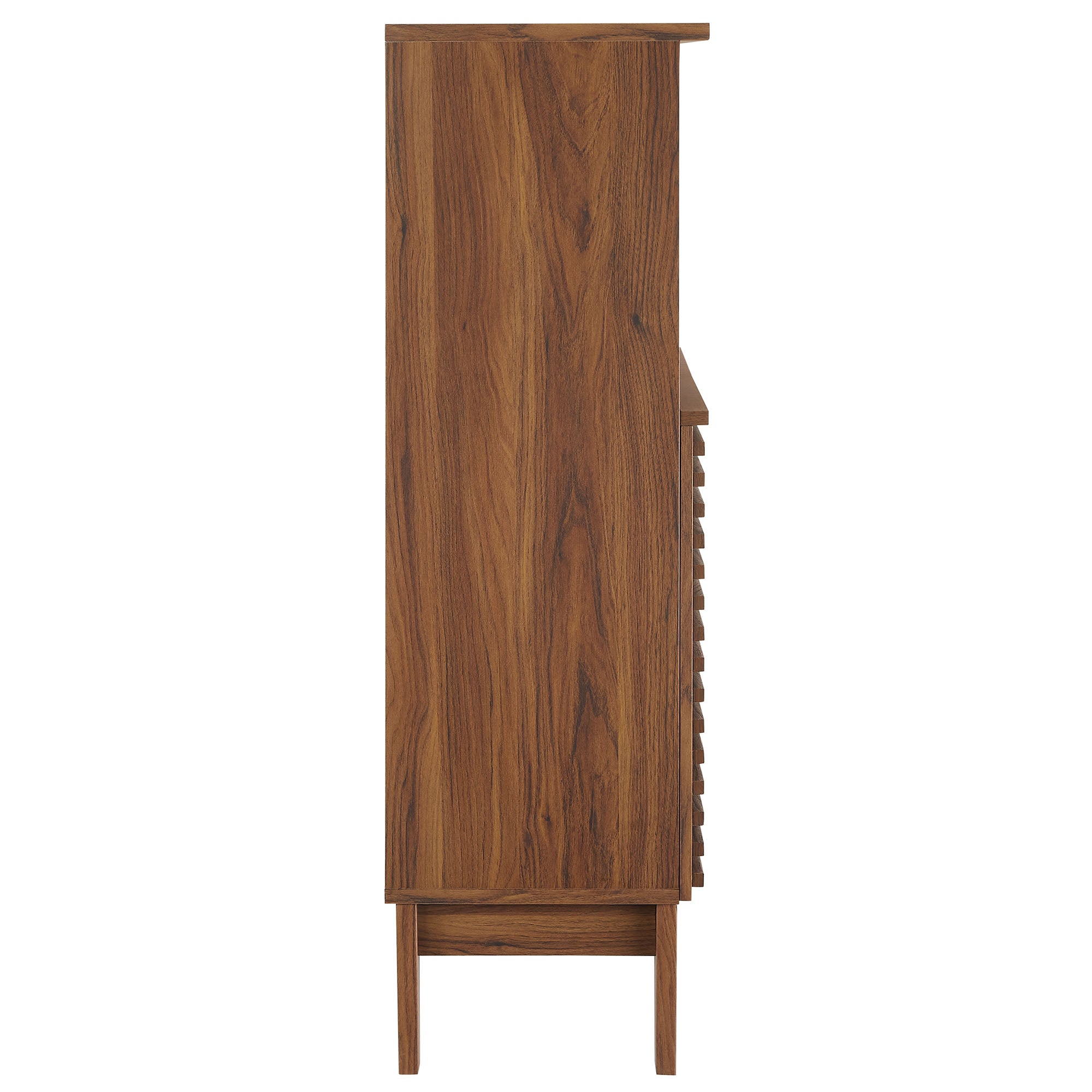 Render Freestanding Bathroom Storage Cabinet, Walnut
