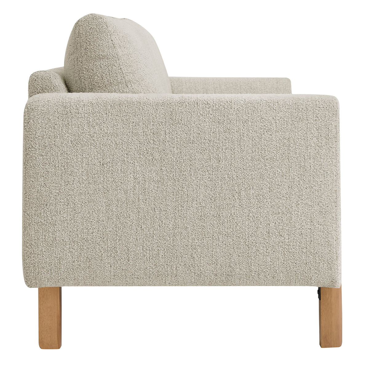 Hawken Boucle Fabric Sofa, Parchment Beech