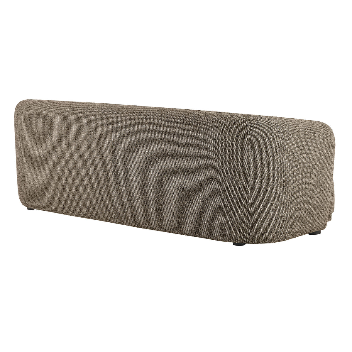 Monica 88 Inch Boucle Fabric Sofa, Earth