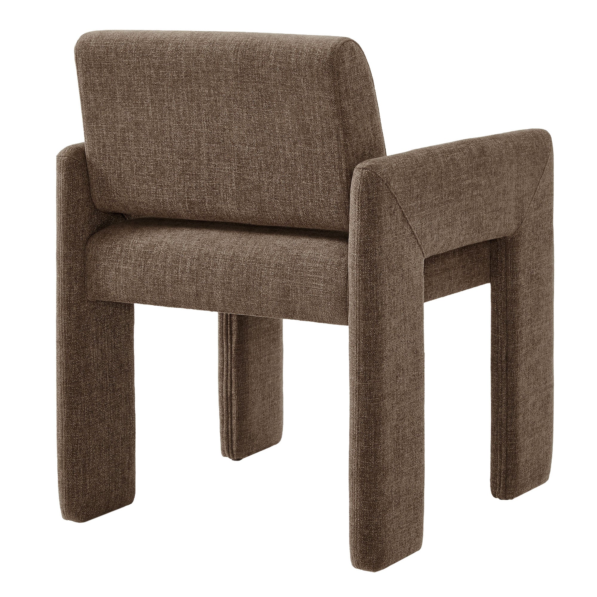 Daven Fabric Upholstered Dining Chair, Mocha