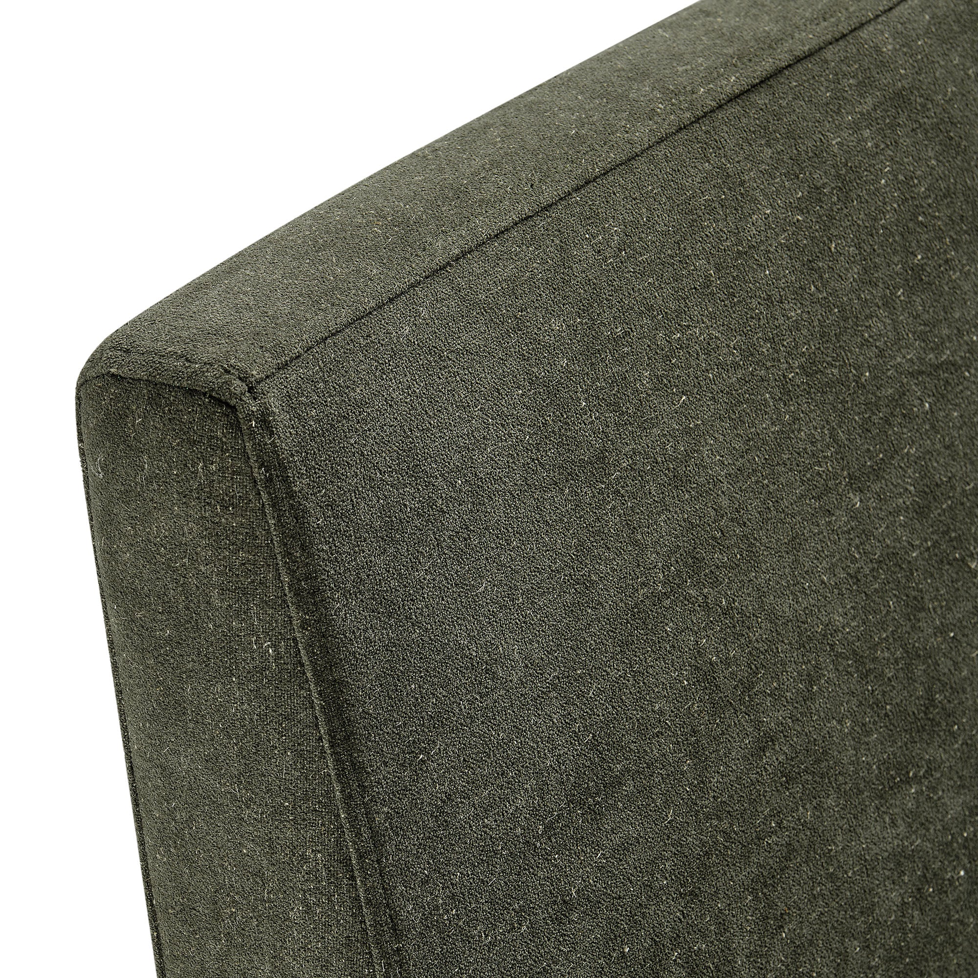 Tessera Upholstered Linen-Blend Slipcovered Dining Chair, Sage