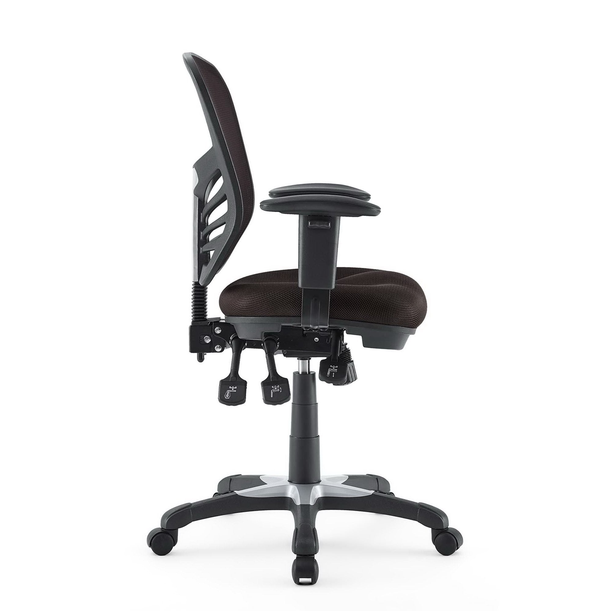 Articulate Mesh Office Chair, Brown
