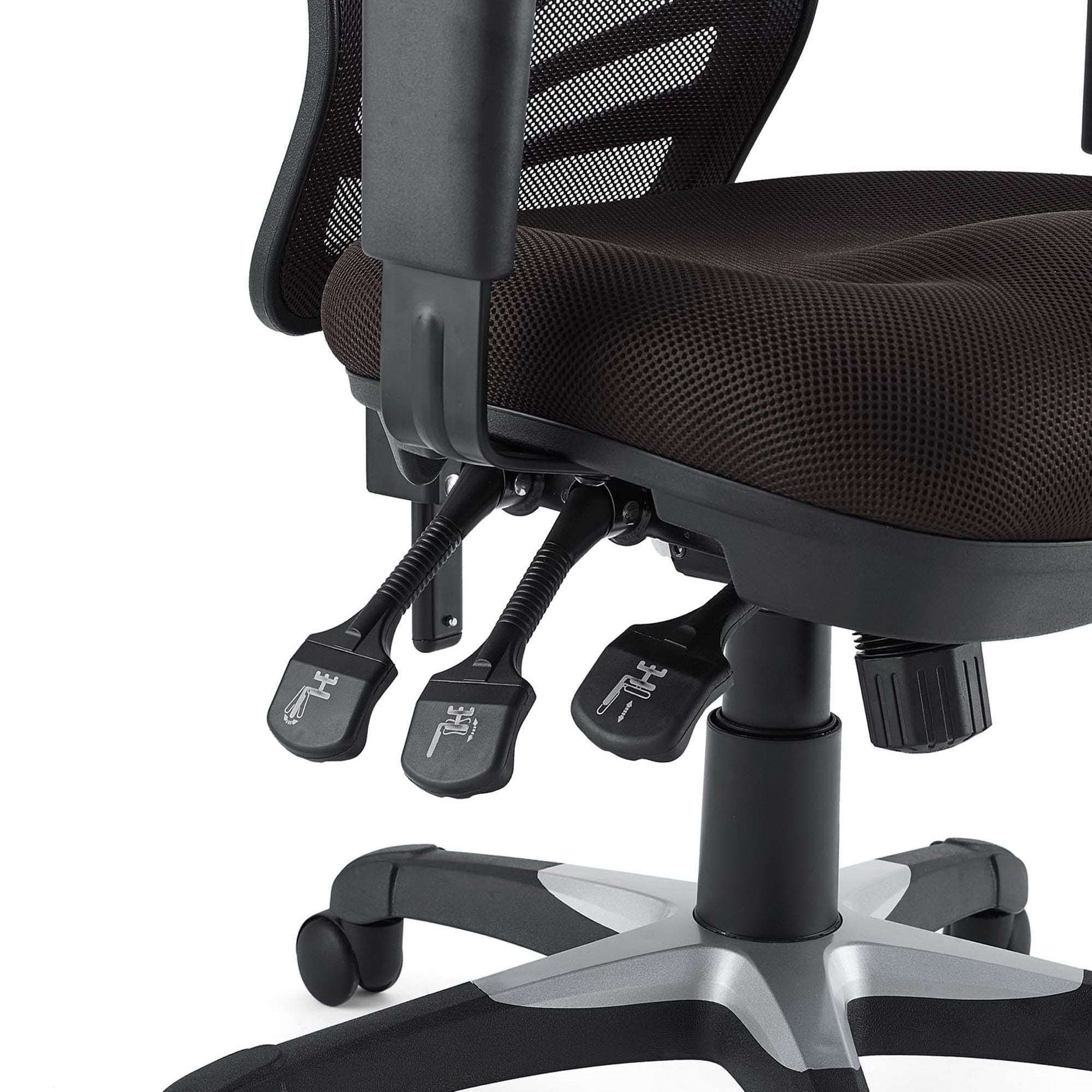 Articulate Mesh Office Chair, Brown