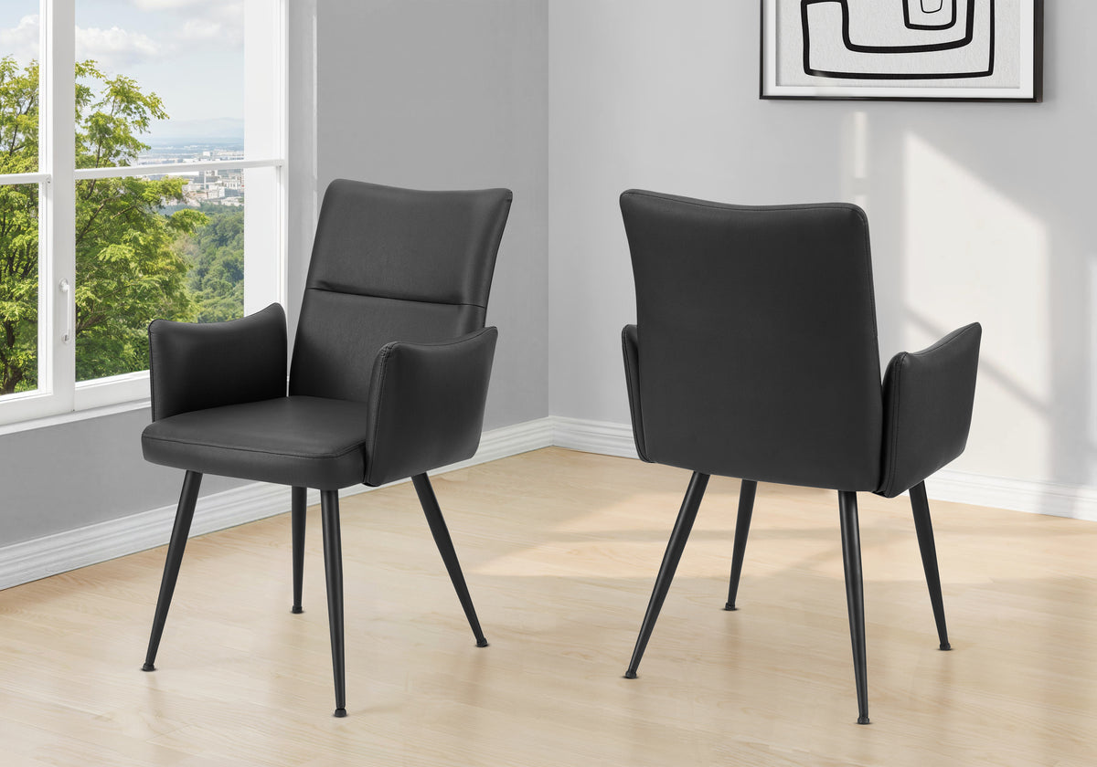 Vincent - Dining Chair 36" Height Set Of 2 Upholstered Side Dining