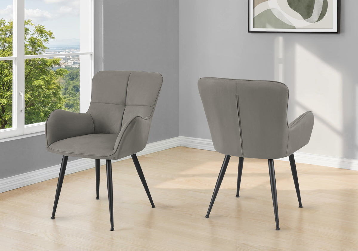 Merryl - Dining Chair 33" Height Set Of 2 Upholstered Side Dining