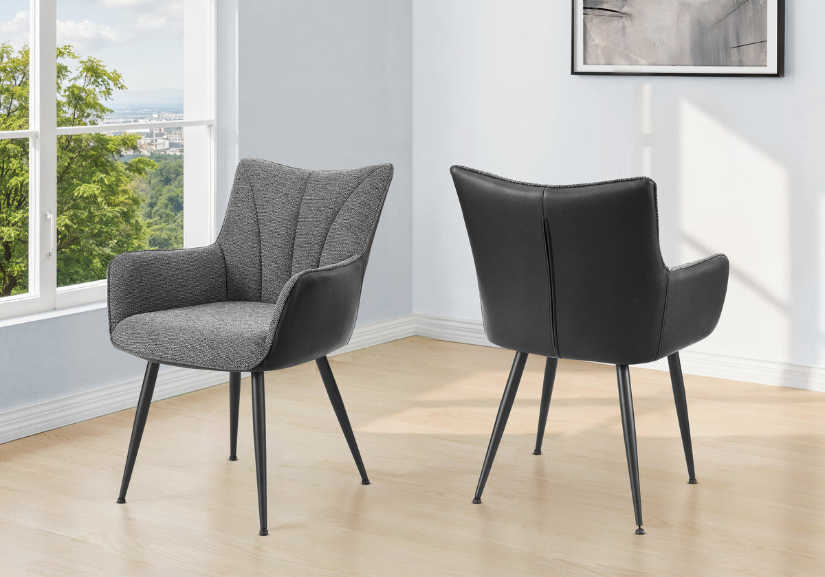 Cynzia - Dining Chair 35" Height Set Of 2 Upholstered Side Dining