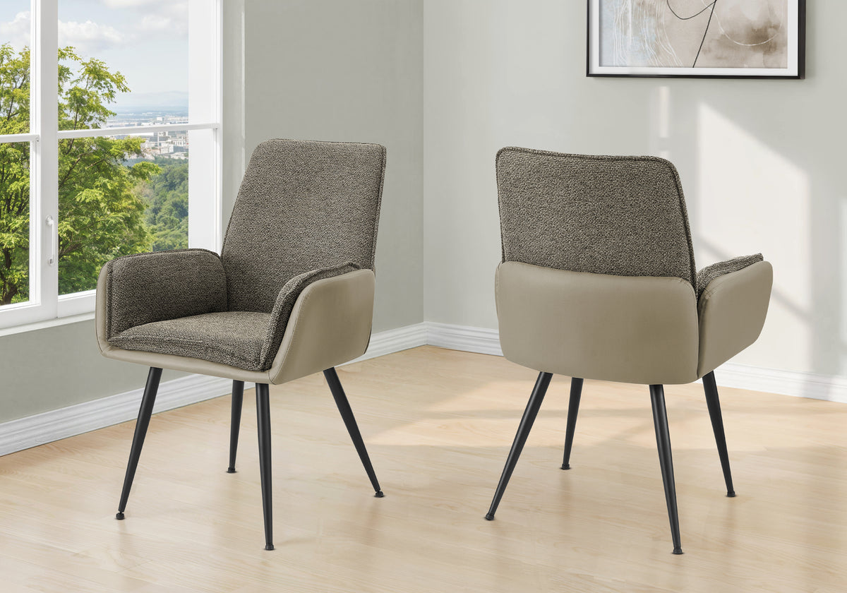 Dabury - Dining Chair 36" Height Set Of 2 Upholstered Side Dining