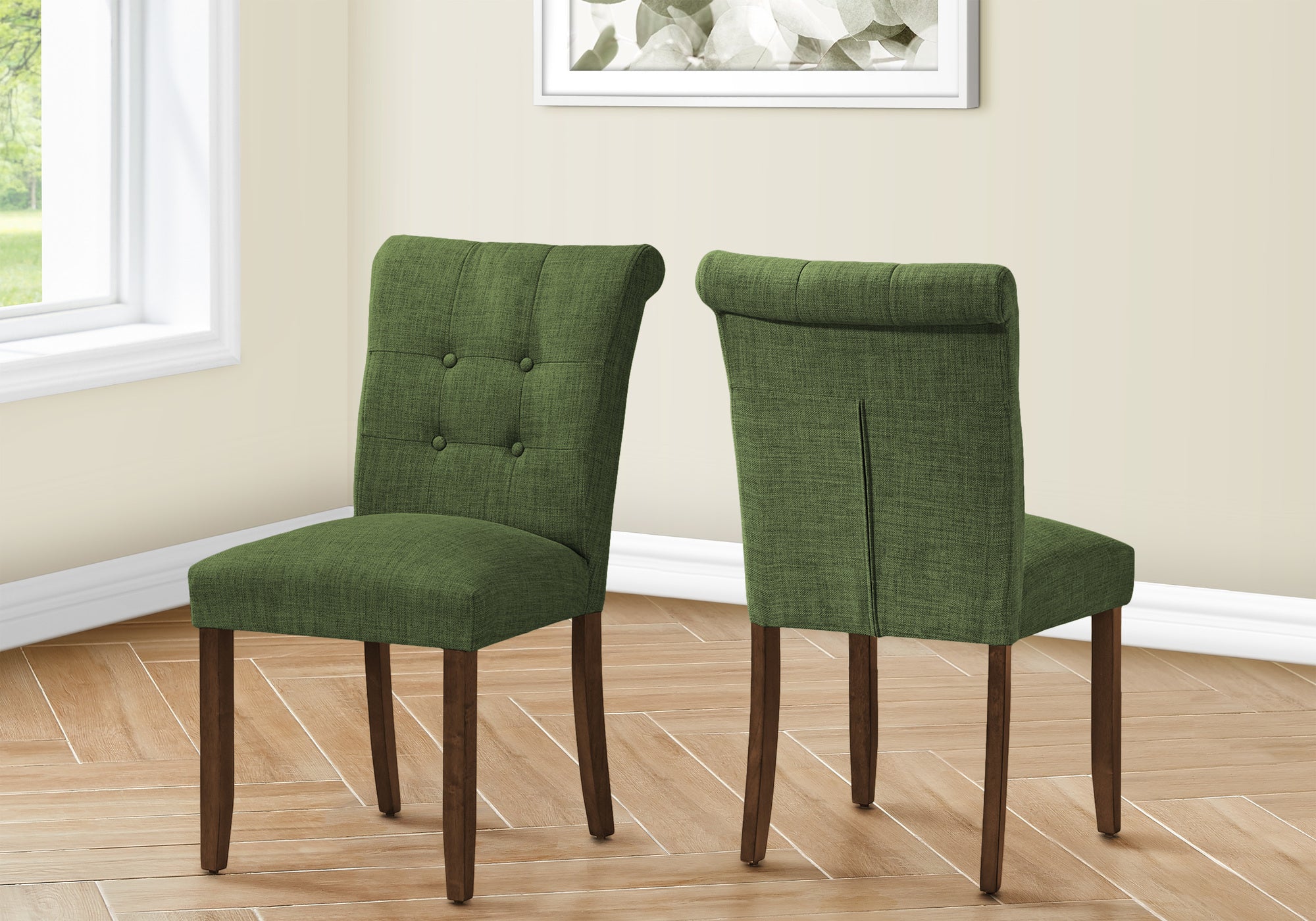 Renee - Dining Chair 38" Height Set Of 2 Upholstered Dining Room