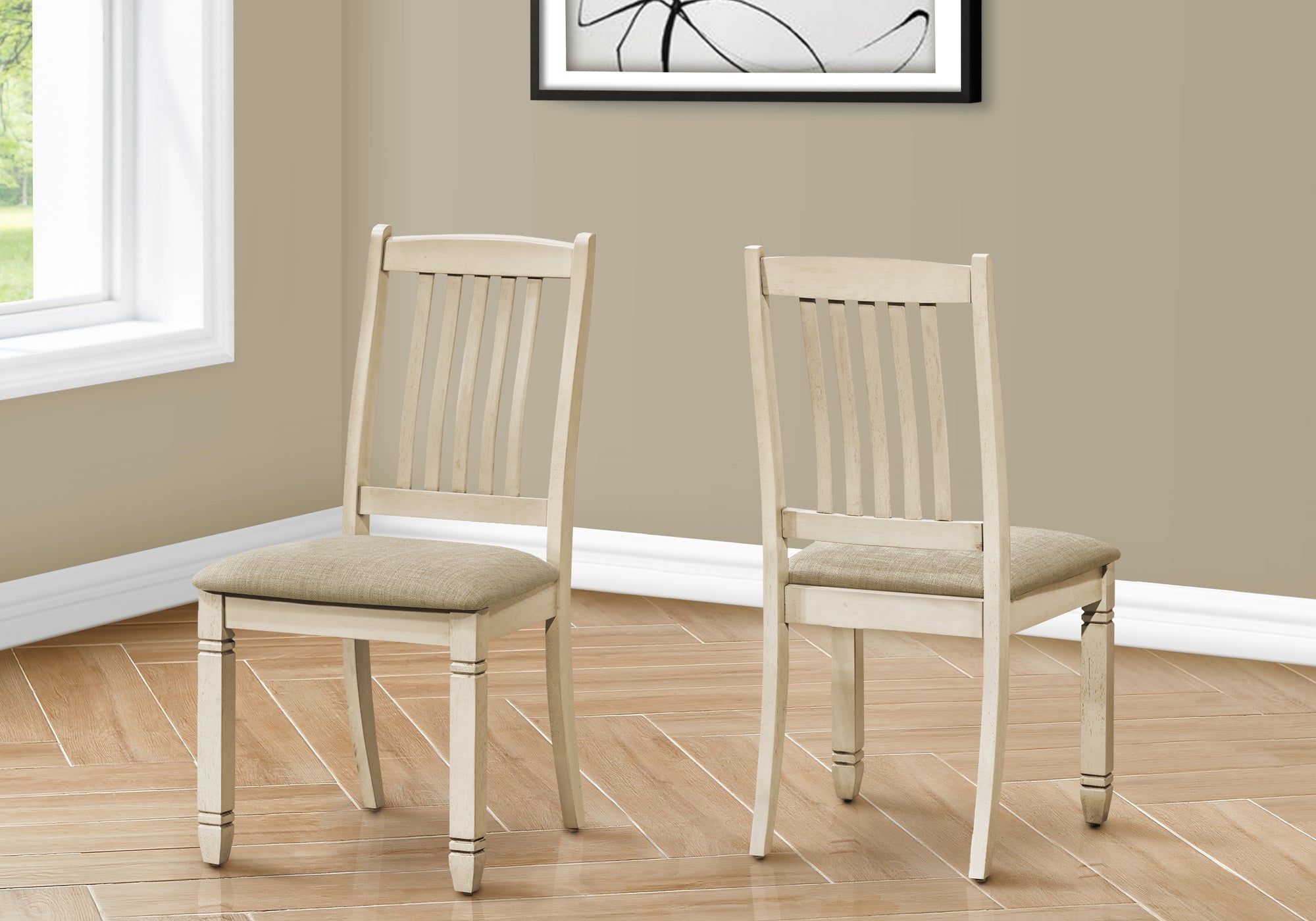 Reptone - Dining Chair 38" Height Set Of 2 Side Upholstered Kitchen