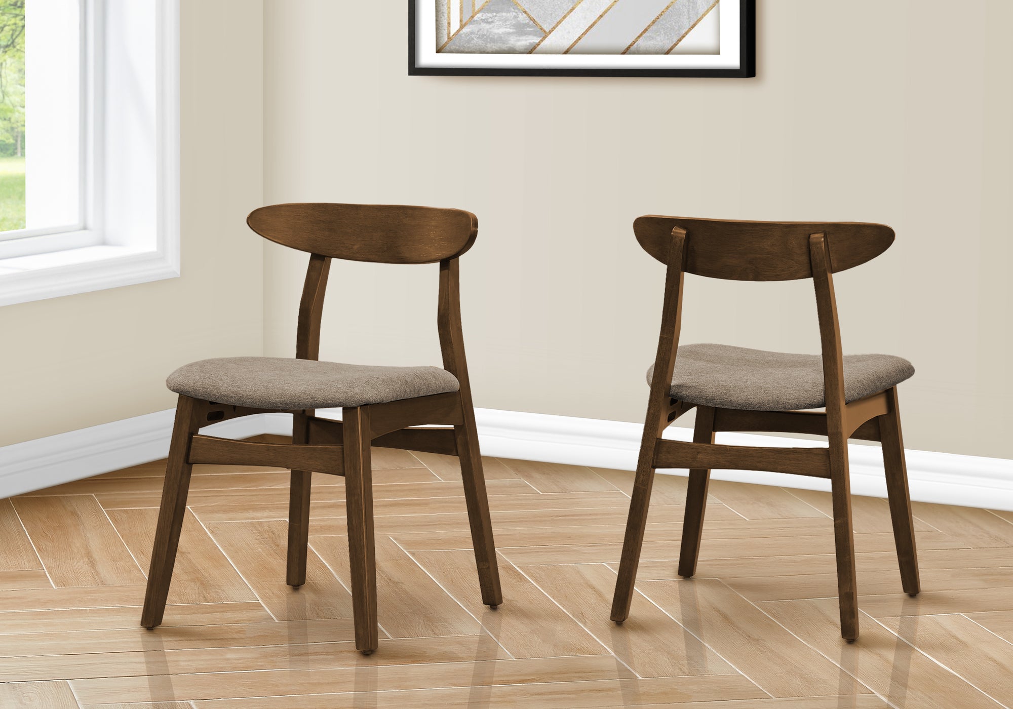Paris - Dining Chair 30" Height Set Of 2 Side Upholstered Kitchen