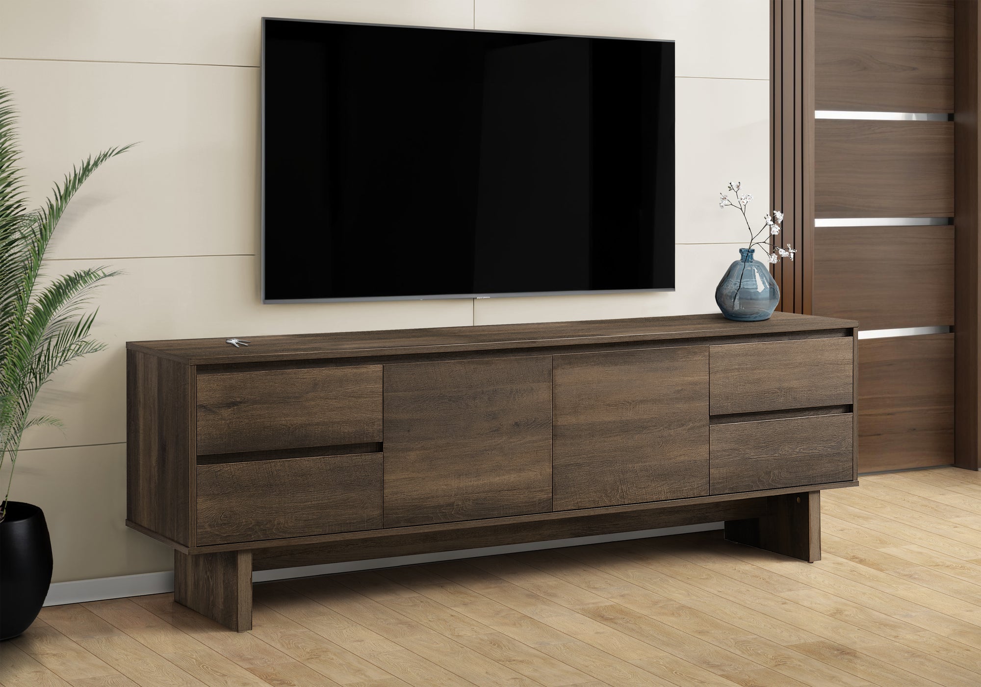 Coolidge - Tv Stand 72 Inch Console Media Entertainment Center Storage Drawers