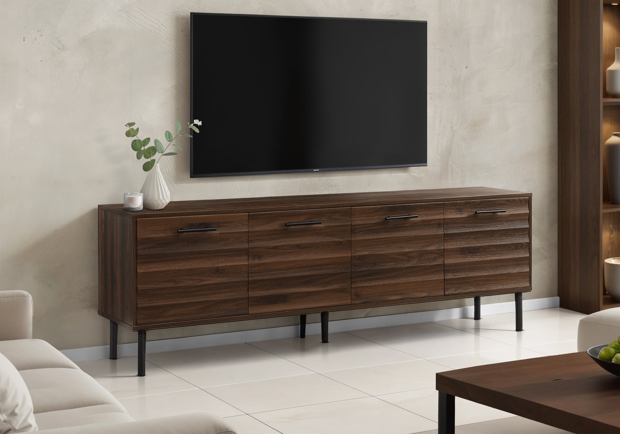 Norwich - Tv Stand 72 Inch Console Media Entertainment Center Storage Cabinet