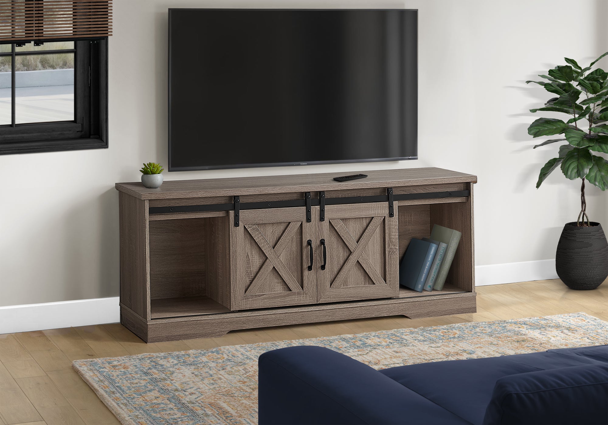 Mozaika - Tv Stand 60 Inch Console Media Entertainment Center Storage Cabinet