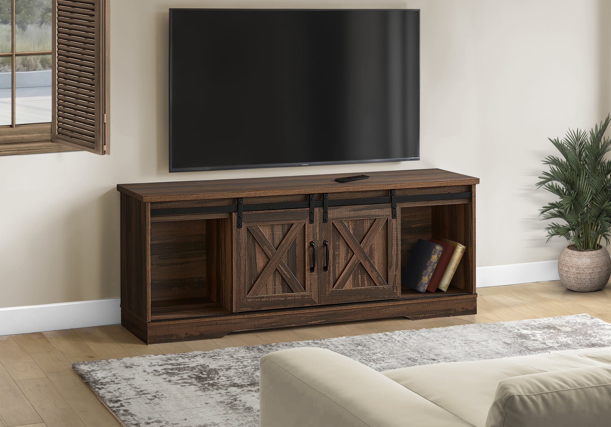 Newcastle - Tv Stand 60 Inch Console Media Entertainment Center Storage Cabinet