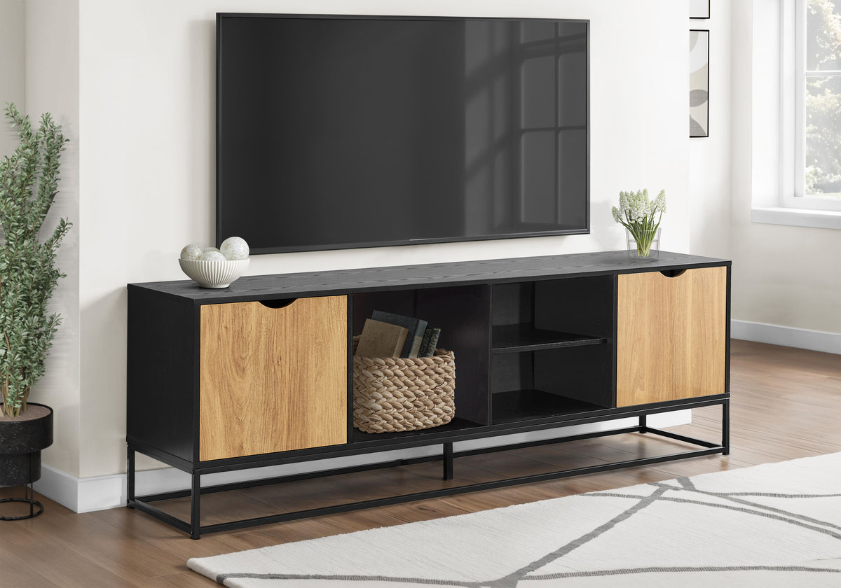 Tamblin - Tv Stand 72 Inch Console Media Entertainment Center Storage Cabinet