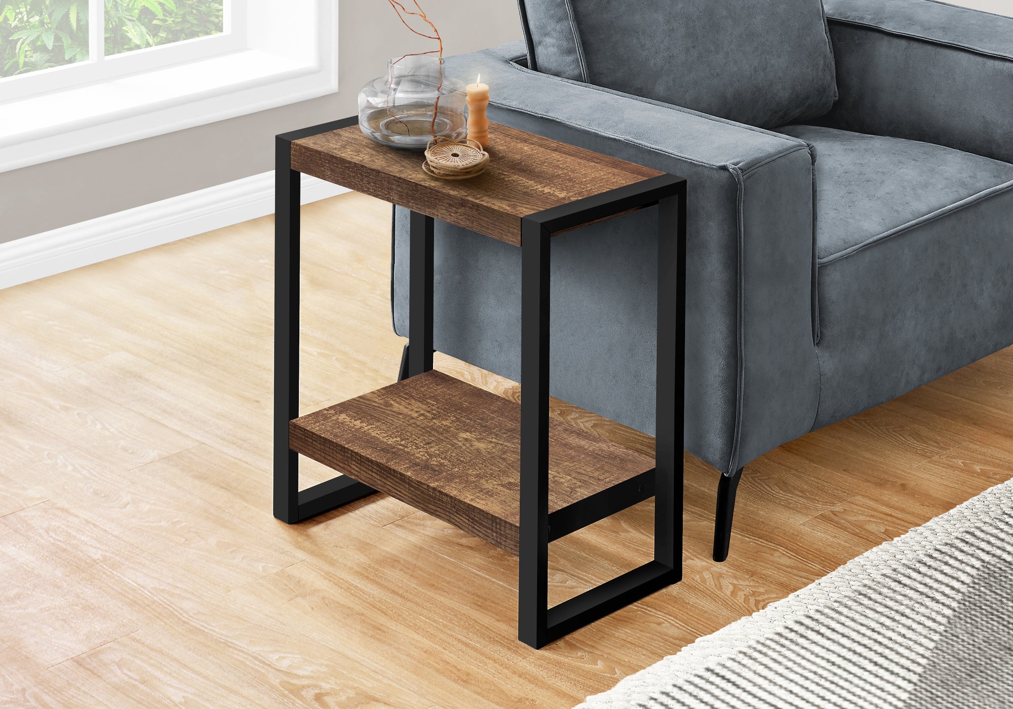 Lindo - Accent Table 24"H Side End Nightstand Lamp Living Room Bedroom