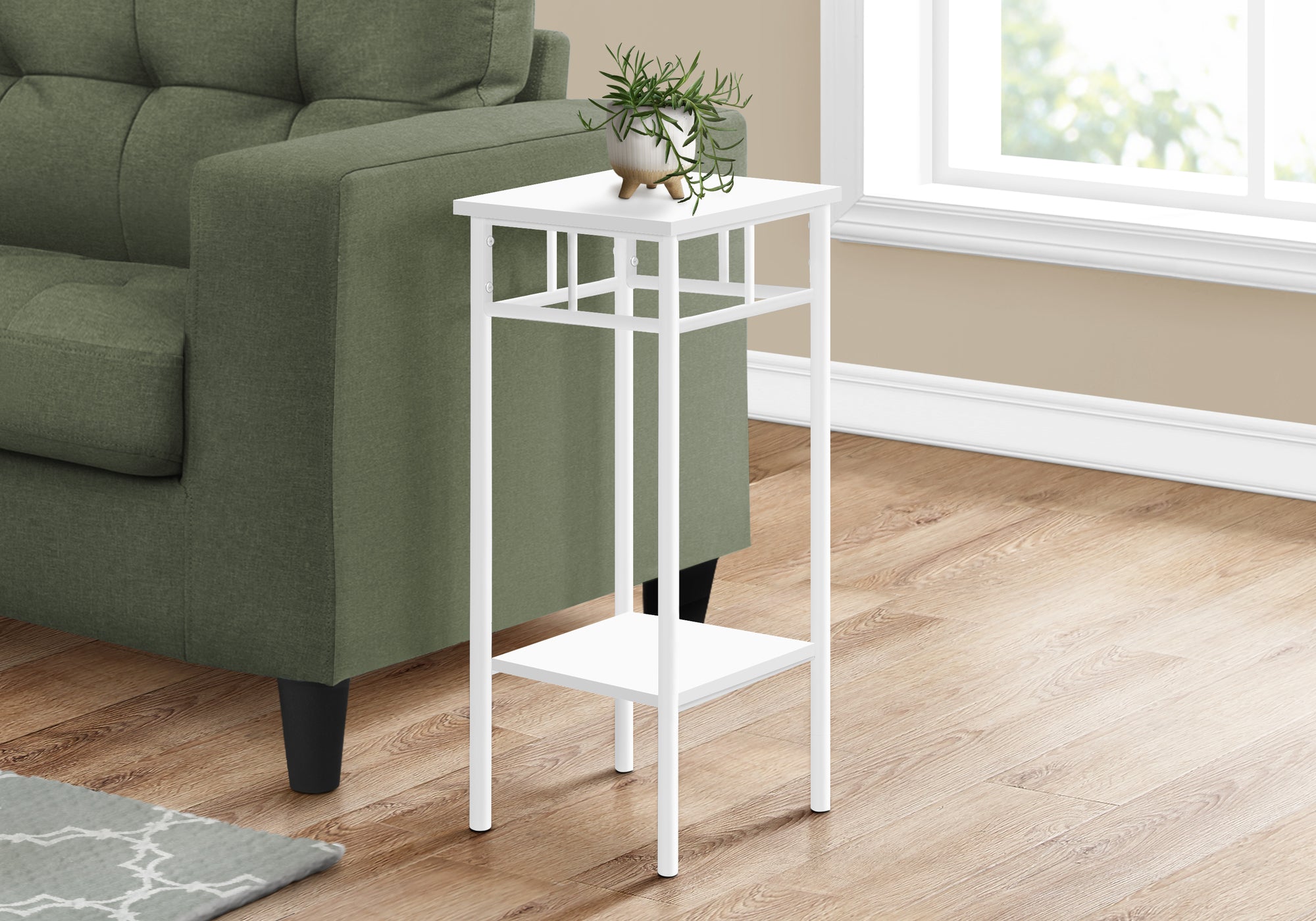 Elizabeth - Accent Table Side End Plant Stand Square Living Room Bedroom