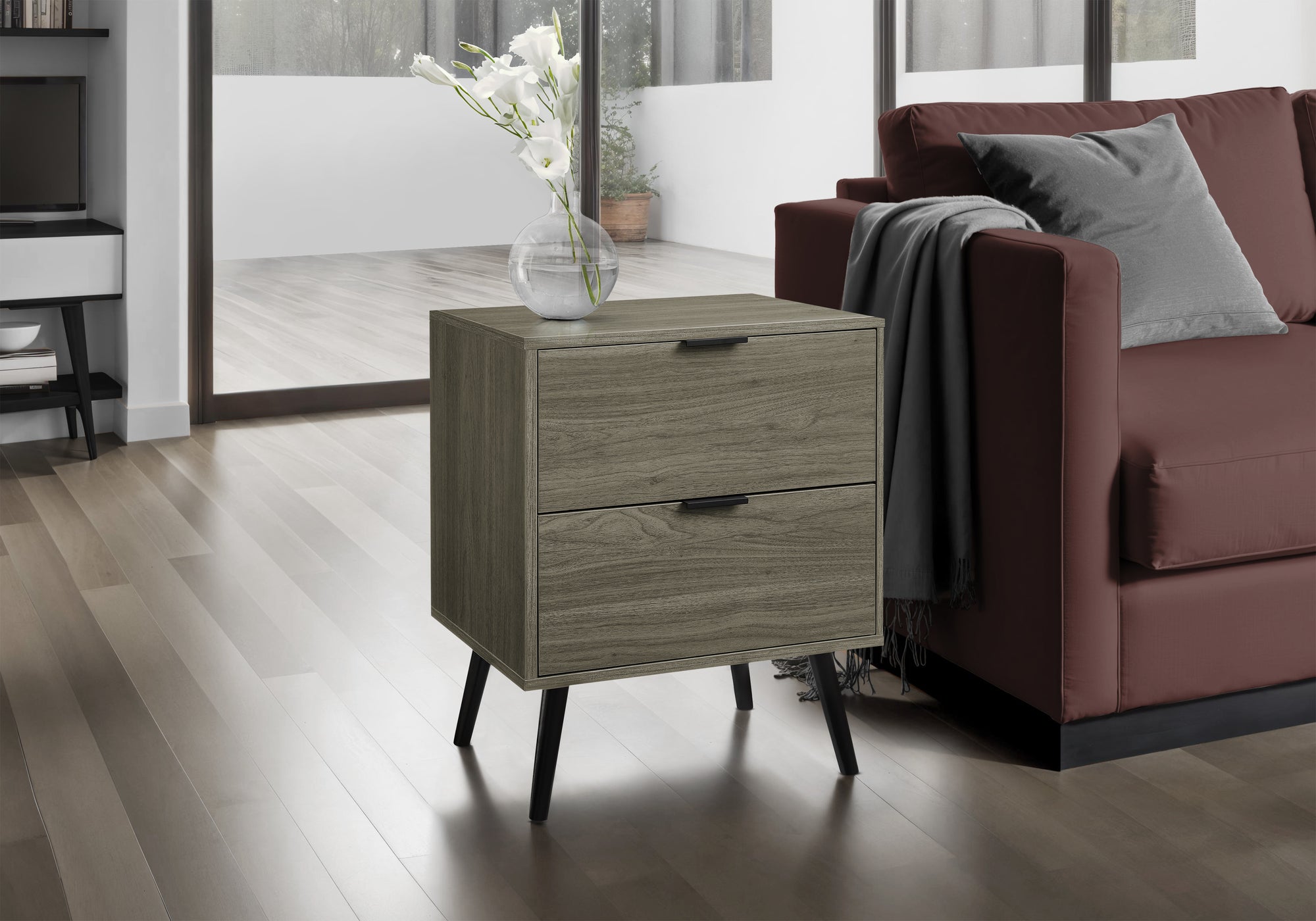 Petronelle - Accent Table Bedroom End Living Room Nightstand Side Table Storage