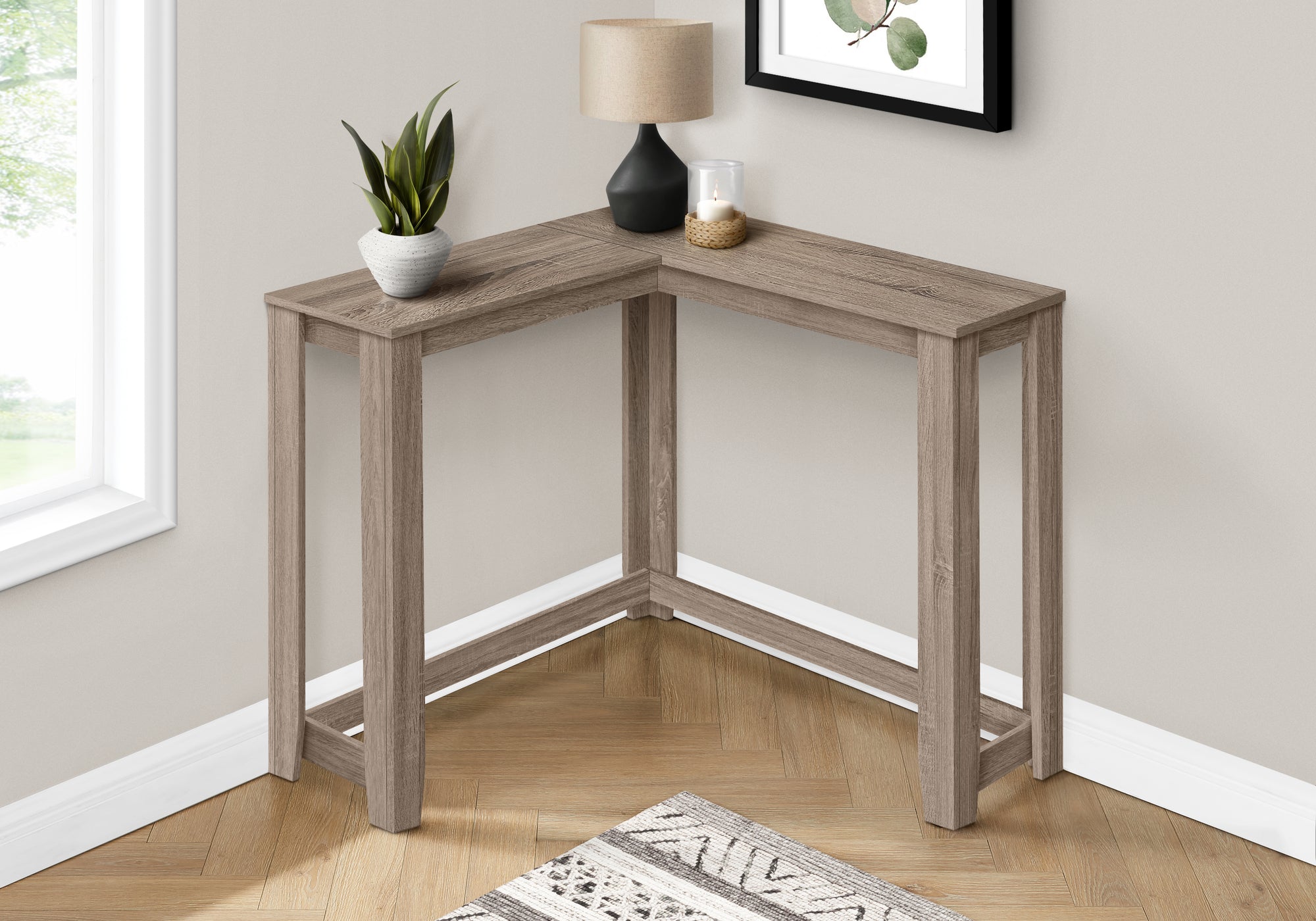 Celie - Accent Table Console Entryway Narrow Corner Living Room Bedroom Brown