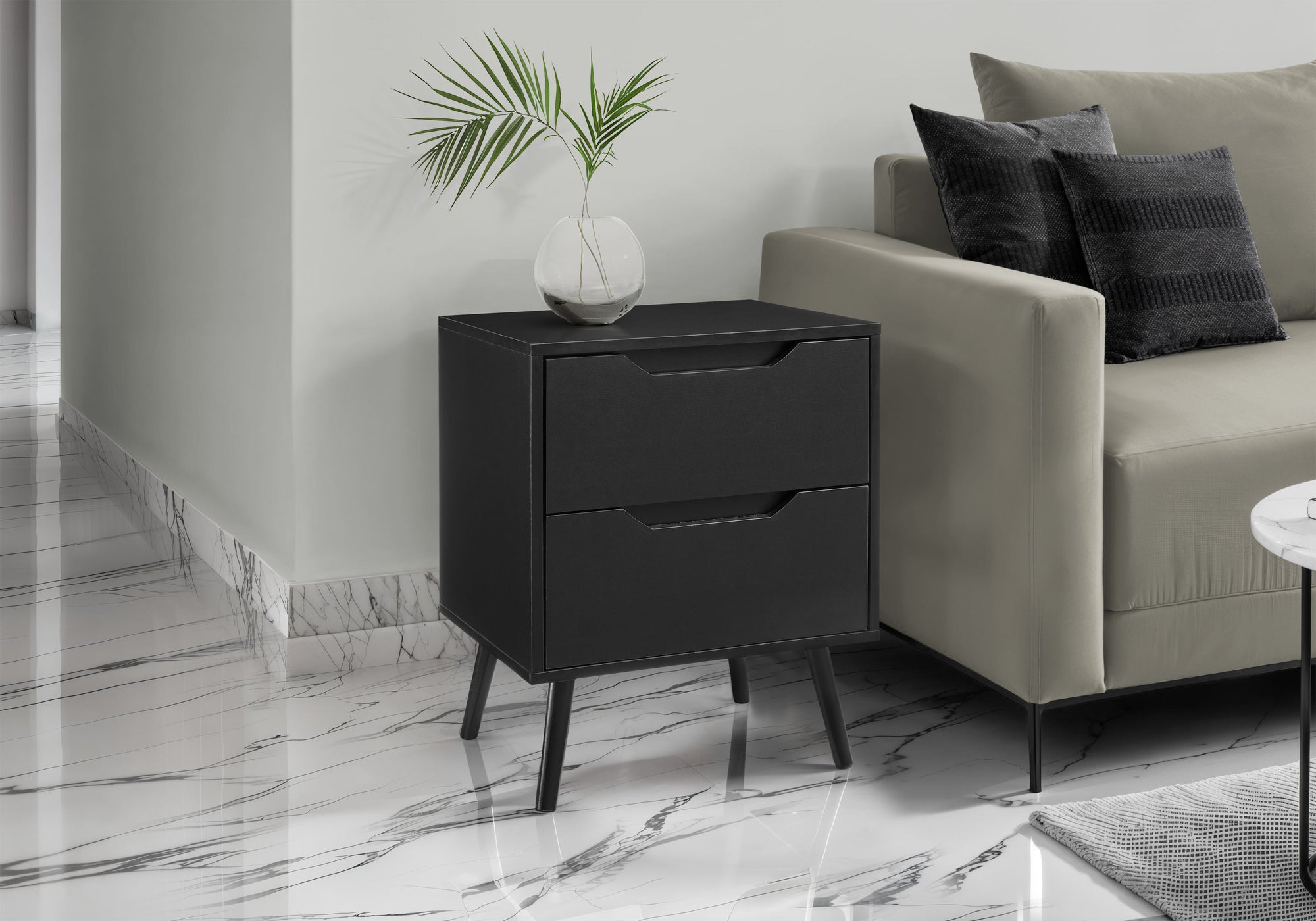 Silvana - Accent Table Side Table End Storage Drawer Nightstand Bedroom Living
