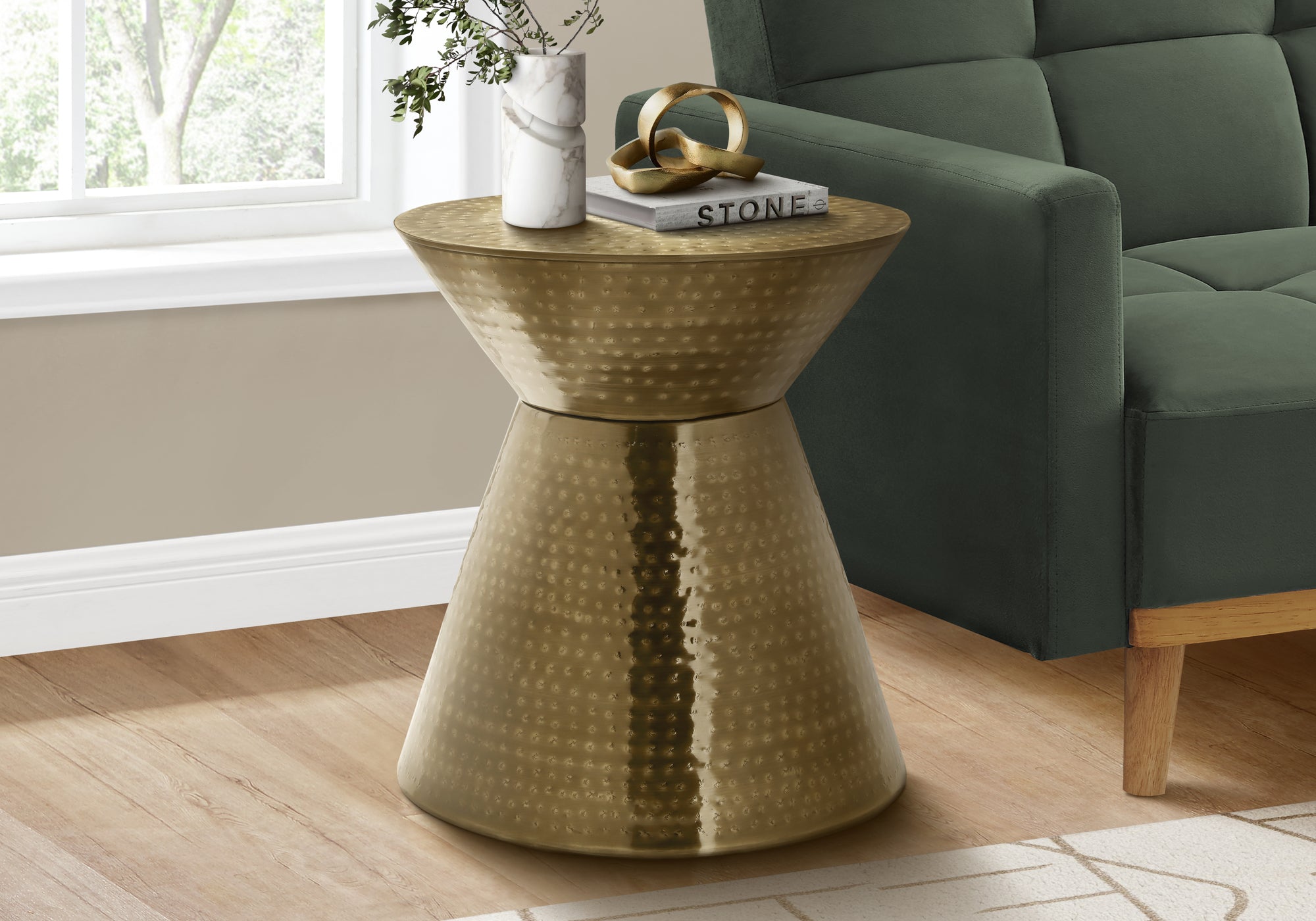 Lucie - Accent Table Drum Side End Nightstand Lamp Living Room Bedroom