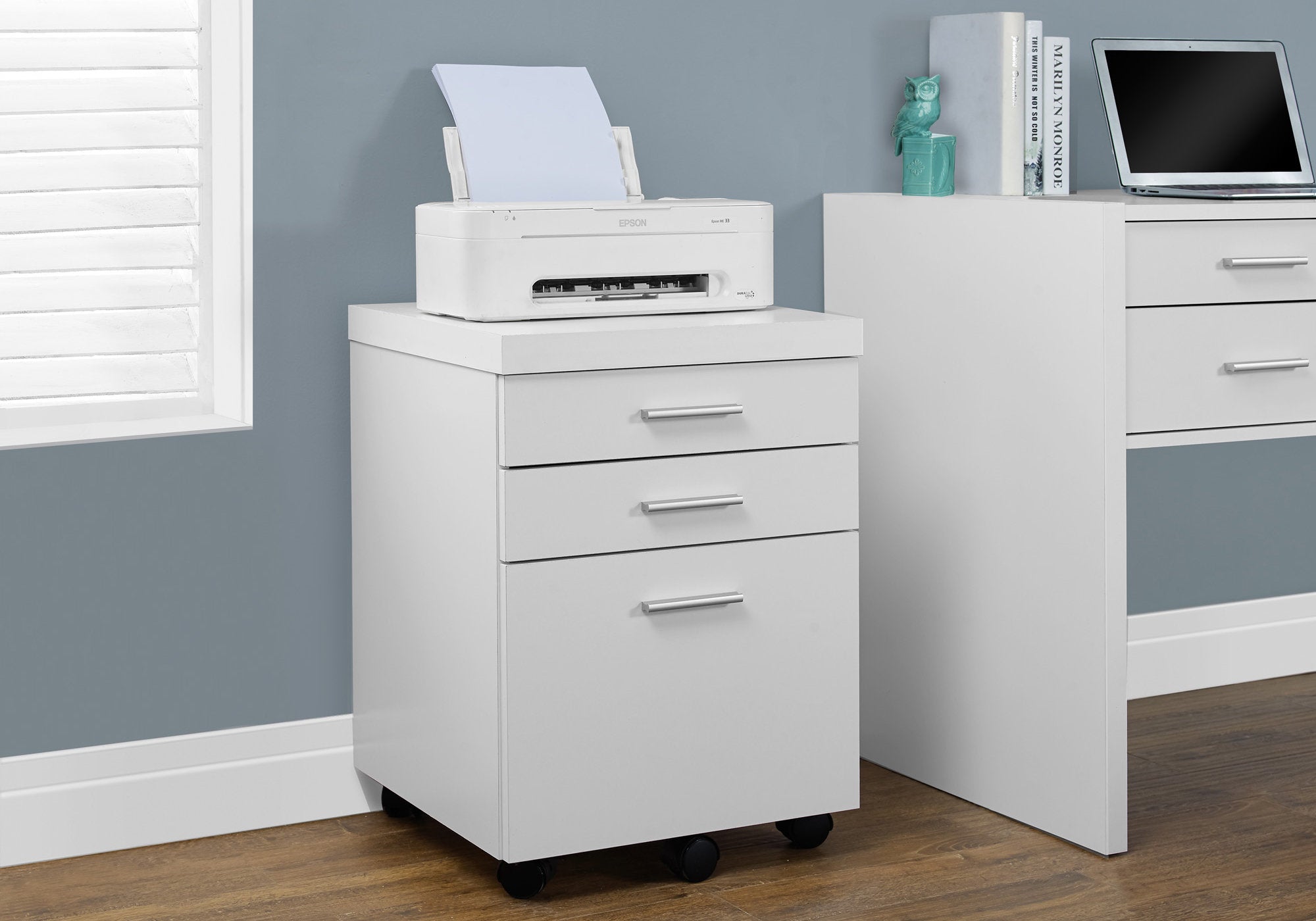 Nori - File Cabinet Rolling Mobile Storage Drawers Printer Stand Office Work