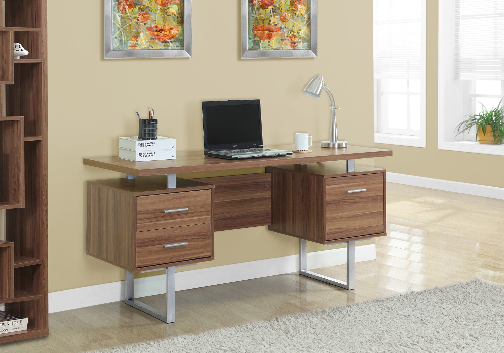 Tilde - Computer Desk Home Office Laptop Left Right Set-up Storage Drawers
