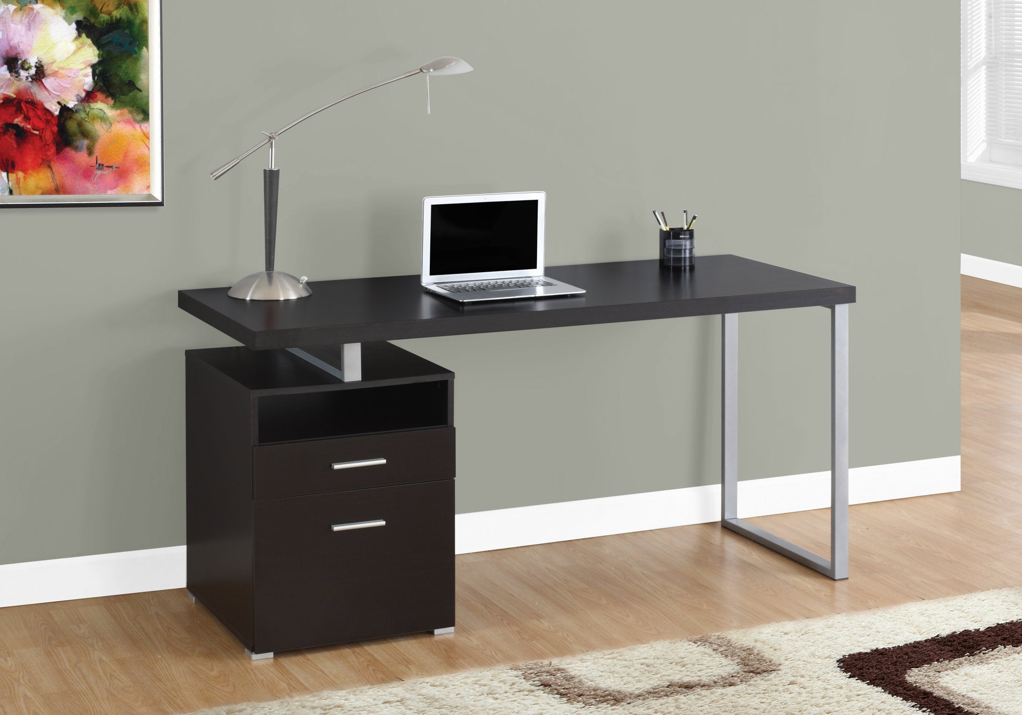 Dori - Computer Desk Home Office Laptop Left Right Set-up Storage Drawers