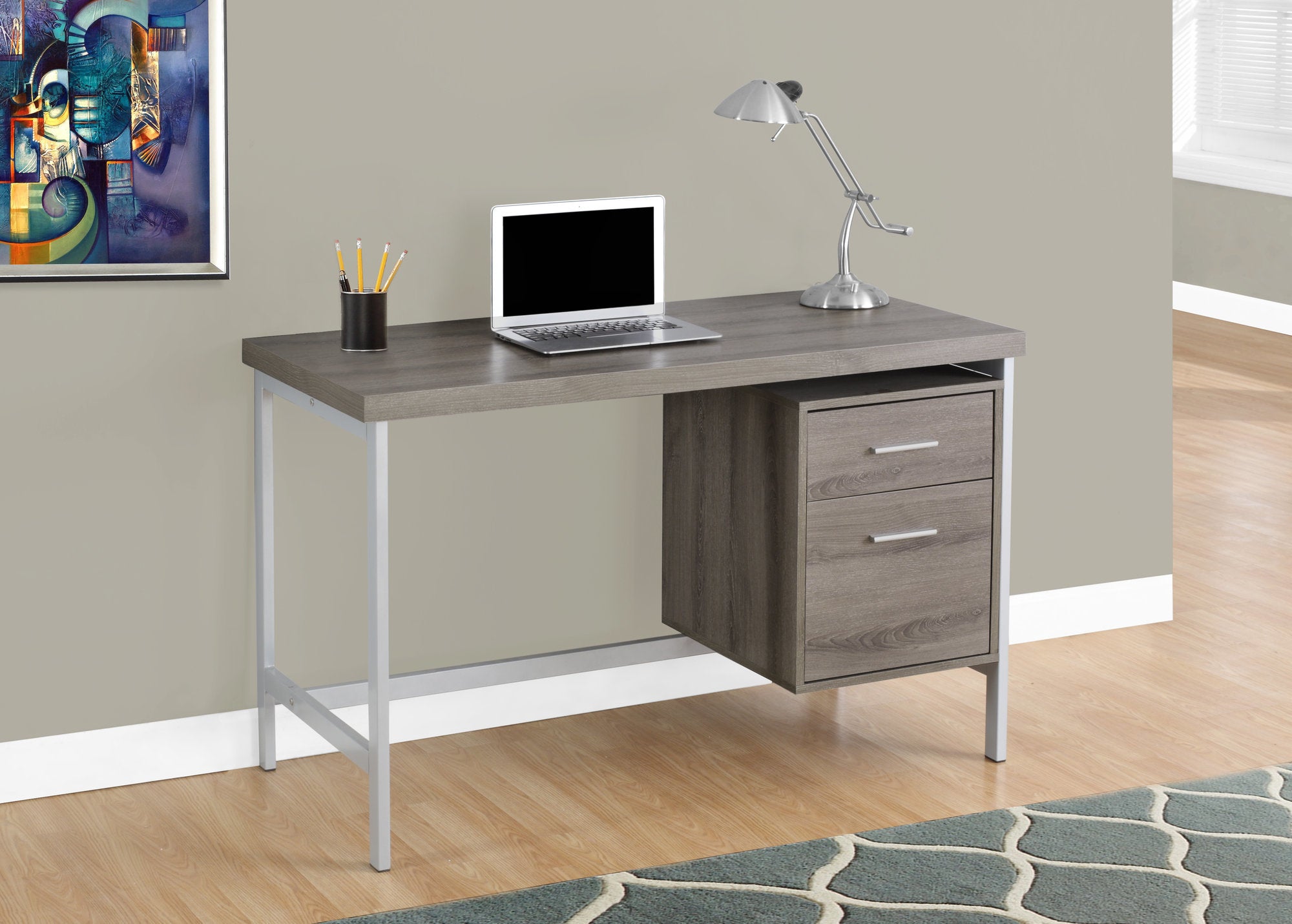Irma - Computer Desk Home Office Laptop Left Right Set-up Storage Drawers