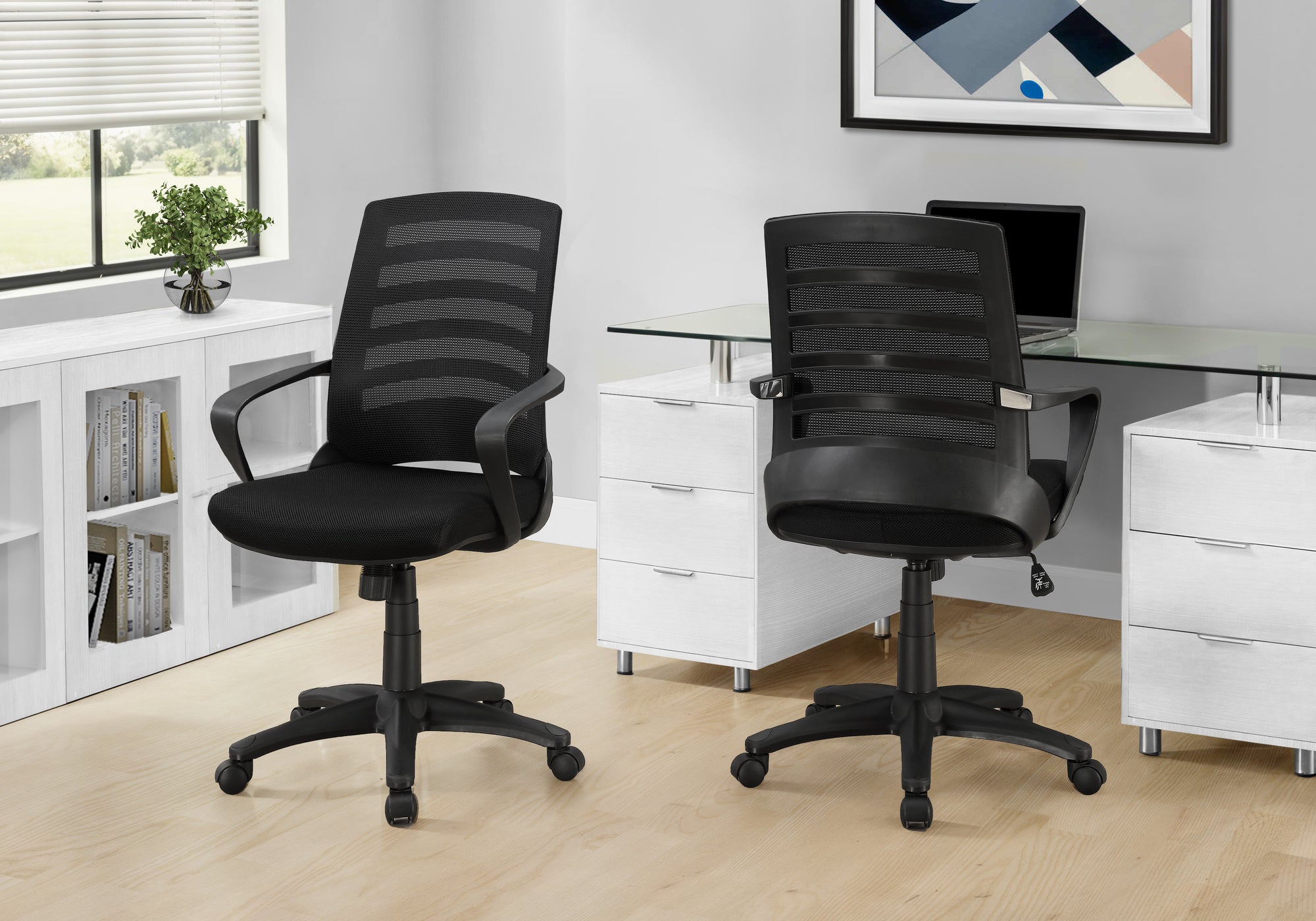 Milana - Office Chair Adjustable Height Swivel Ergonomic Armrests Computer Desk Work
