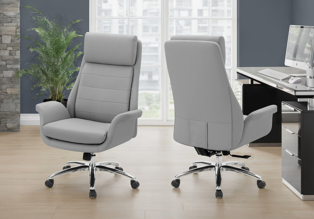 April - Office Chair Adjustable Height Armrests Ergonomic Swivel Computer Desk Work