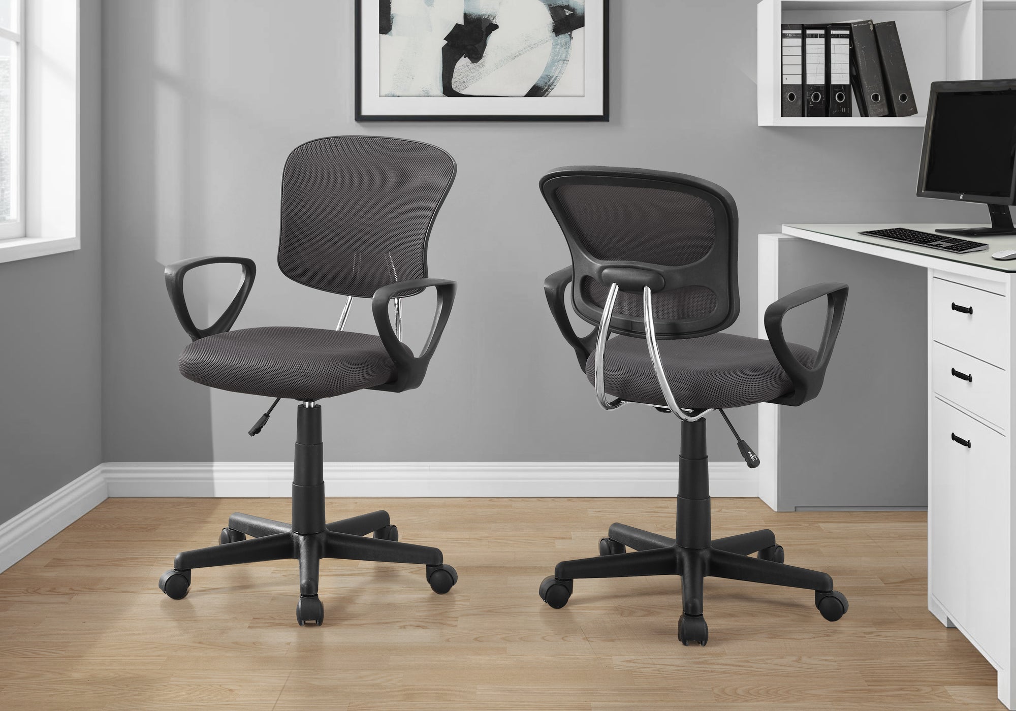 Hale - Office Chair Adjustable Height Swivel Ergonomic Armrests Computer Desk Work