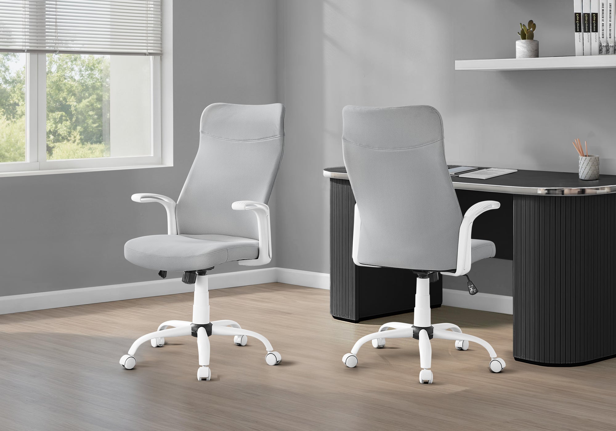 Tiana - Office Chair Adjustable Height Swivel Ergonomic Armrests Computer Desk Work