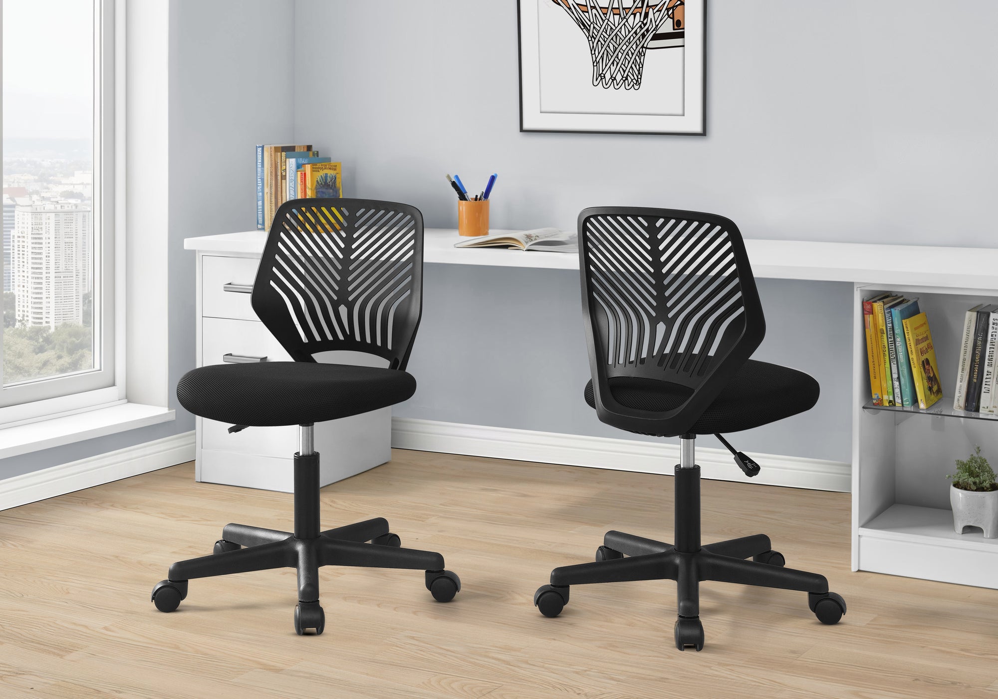 Kellyn - Office Chair Adjustable Height Swivel Ergonomic Computer Desk Work Juvenile
