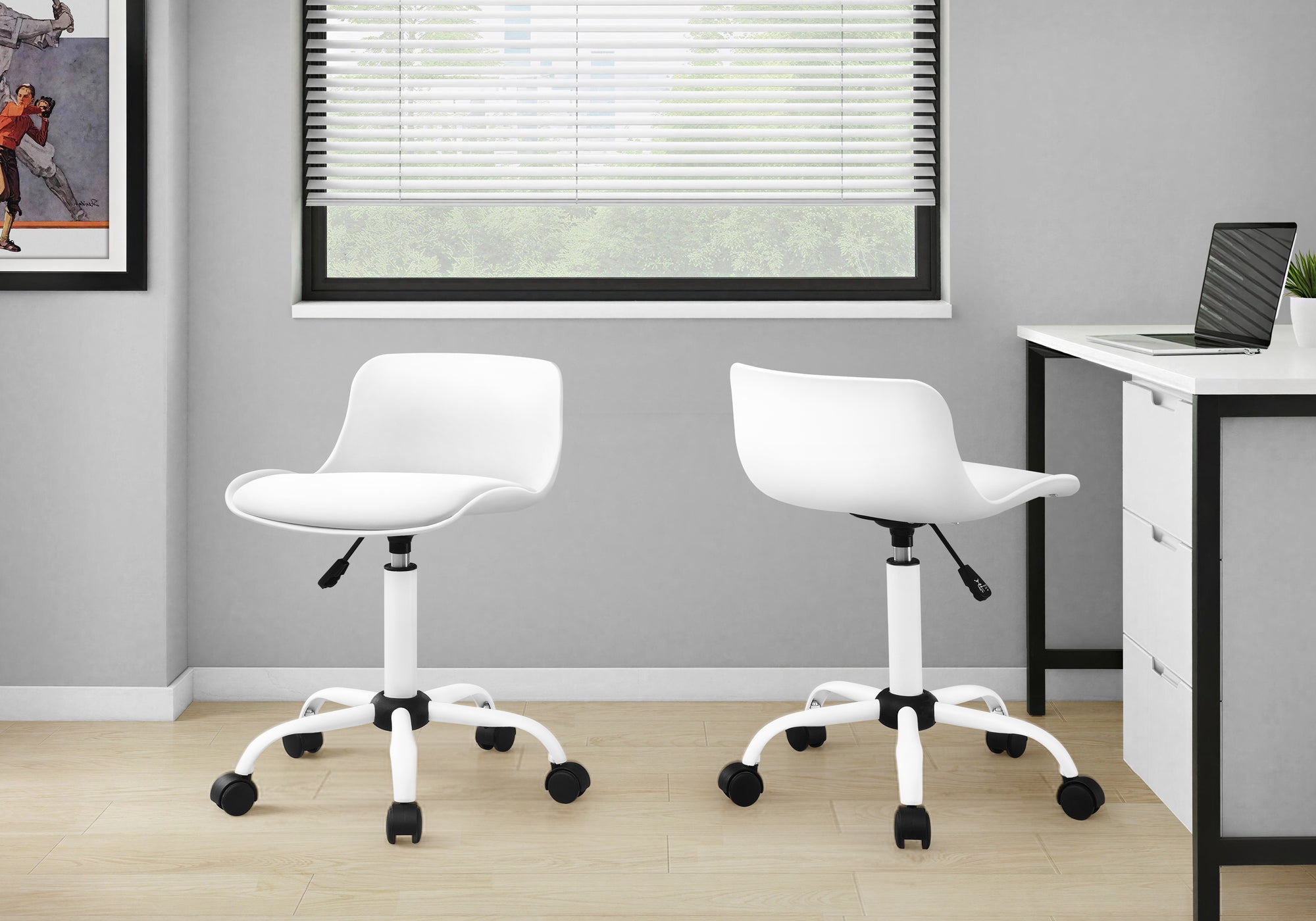 Aya - Office Chair Adjustable Height Swivel Ergonomic Computer Desk Work Juvenile
