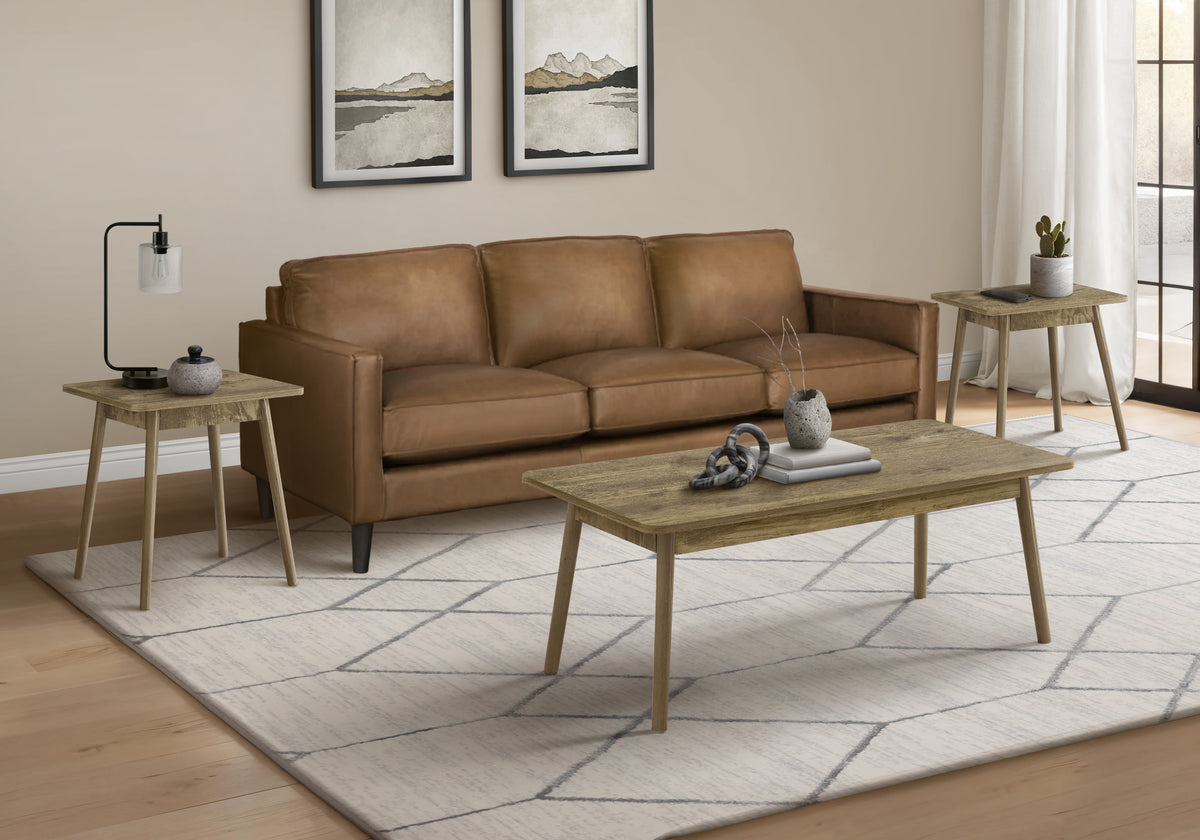 Bora - Table Set 3pcs Set Coffee End Side Accent Living Room