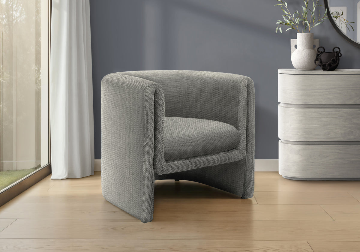 Herrara - Accent Chair 29"H Upholstered Living Room Bedroom Light Grey Fabric