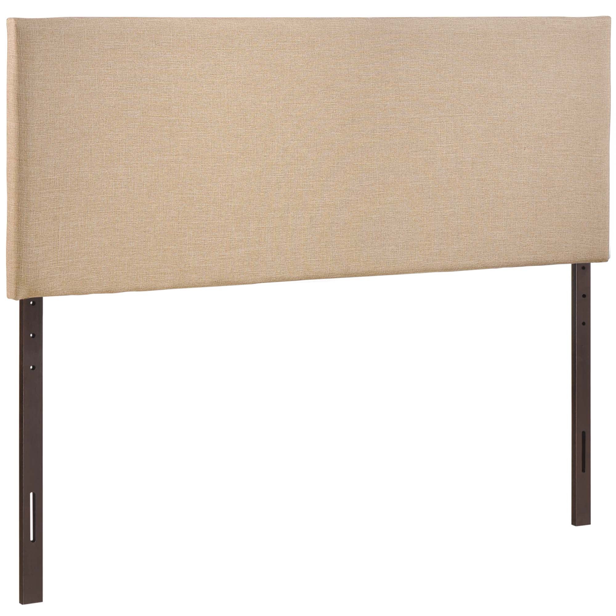 Region Upholstered Queen Headboard, Cafe
