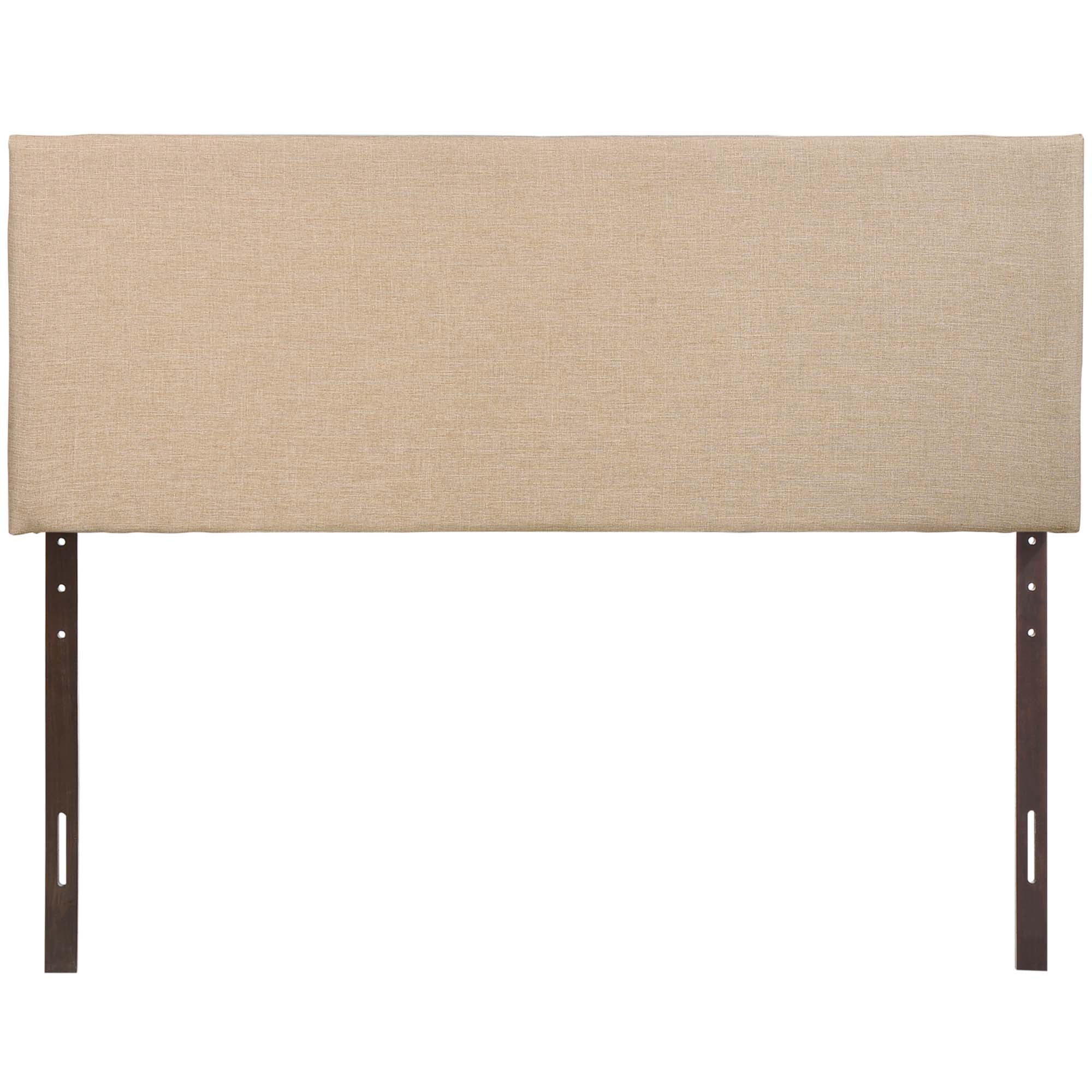 Region Upholstered Queen Headboard, Cafe