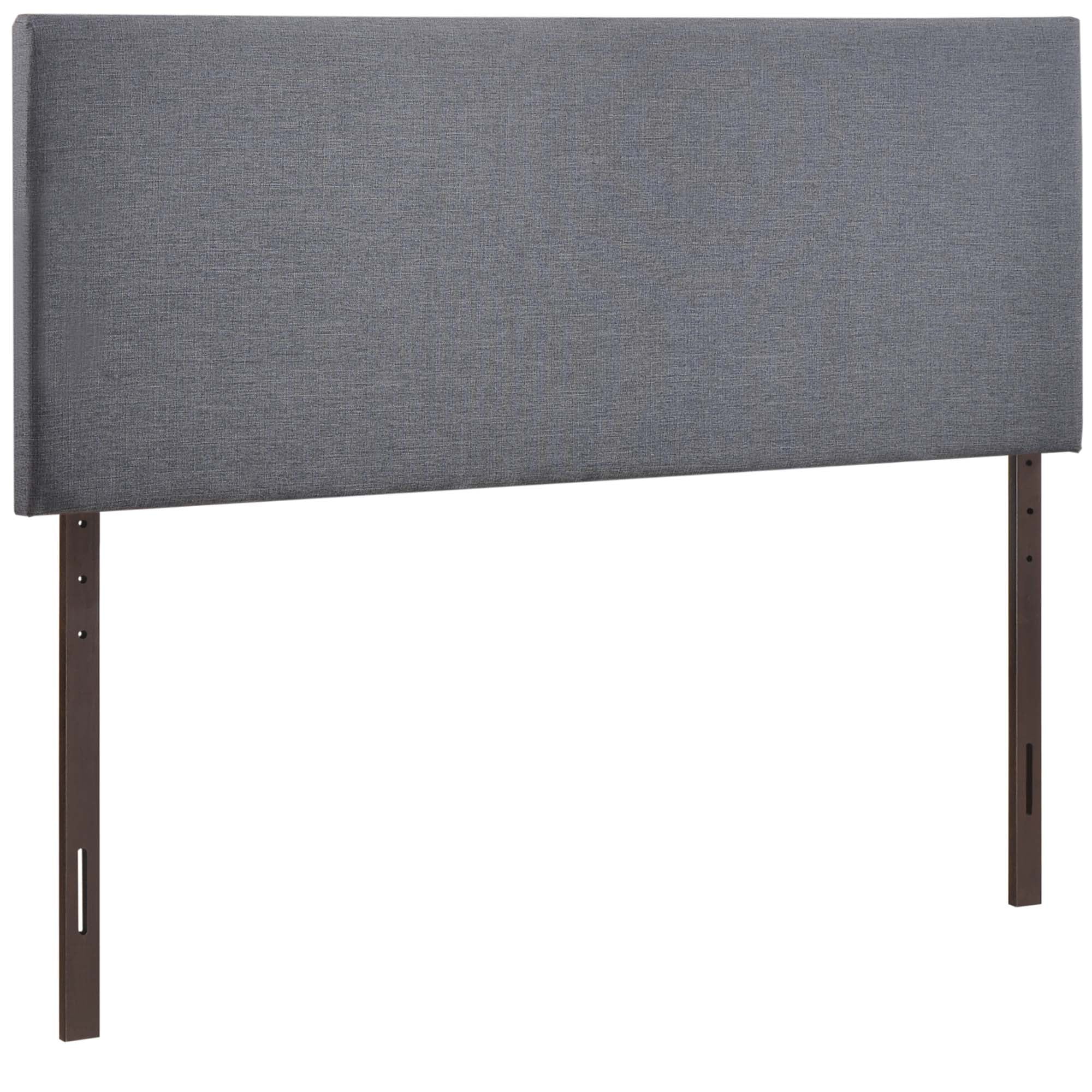 Region Upholstered Queen Headboard, Smoke