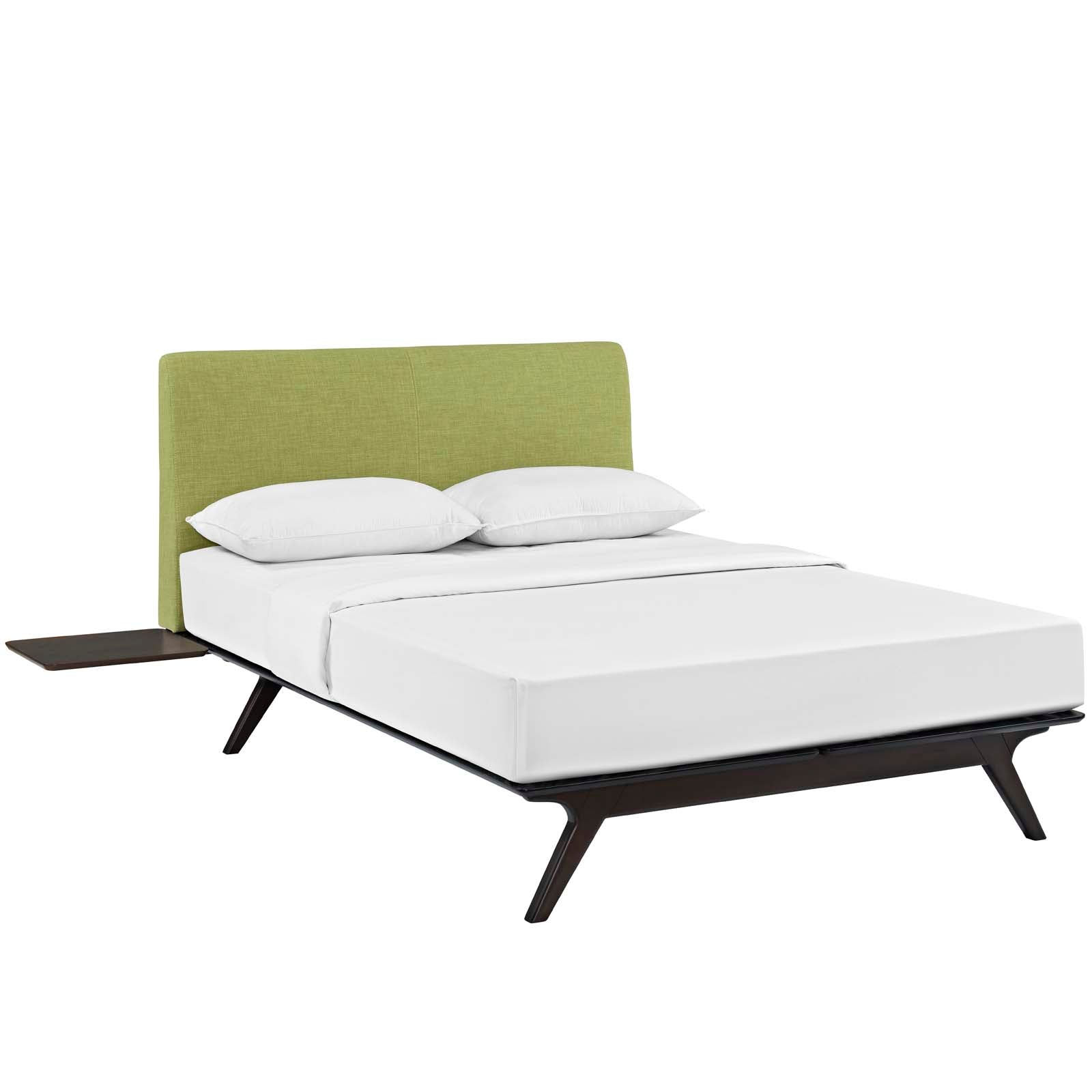 Umbra Cappuccino Queen Platform Bedroom Set – Modern 3-Piece with Side Tables