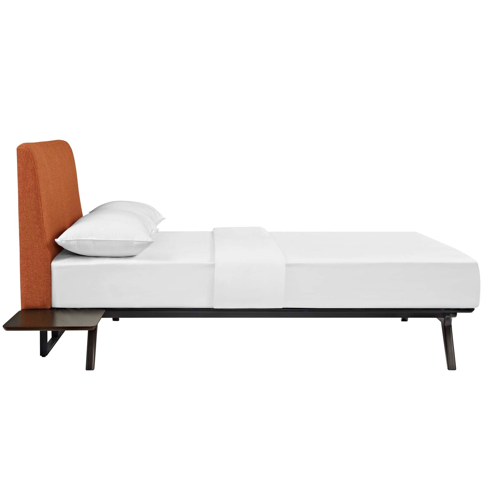 Umbra Cappuccino Queen Platform Bedroom Set – Modern 3-Piece with Side Tables