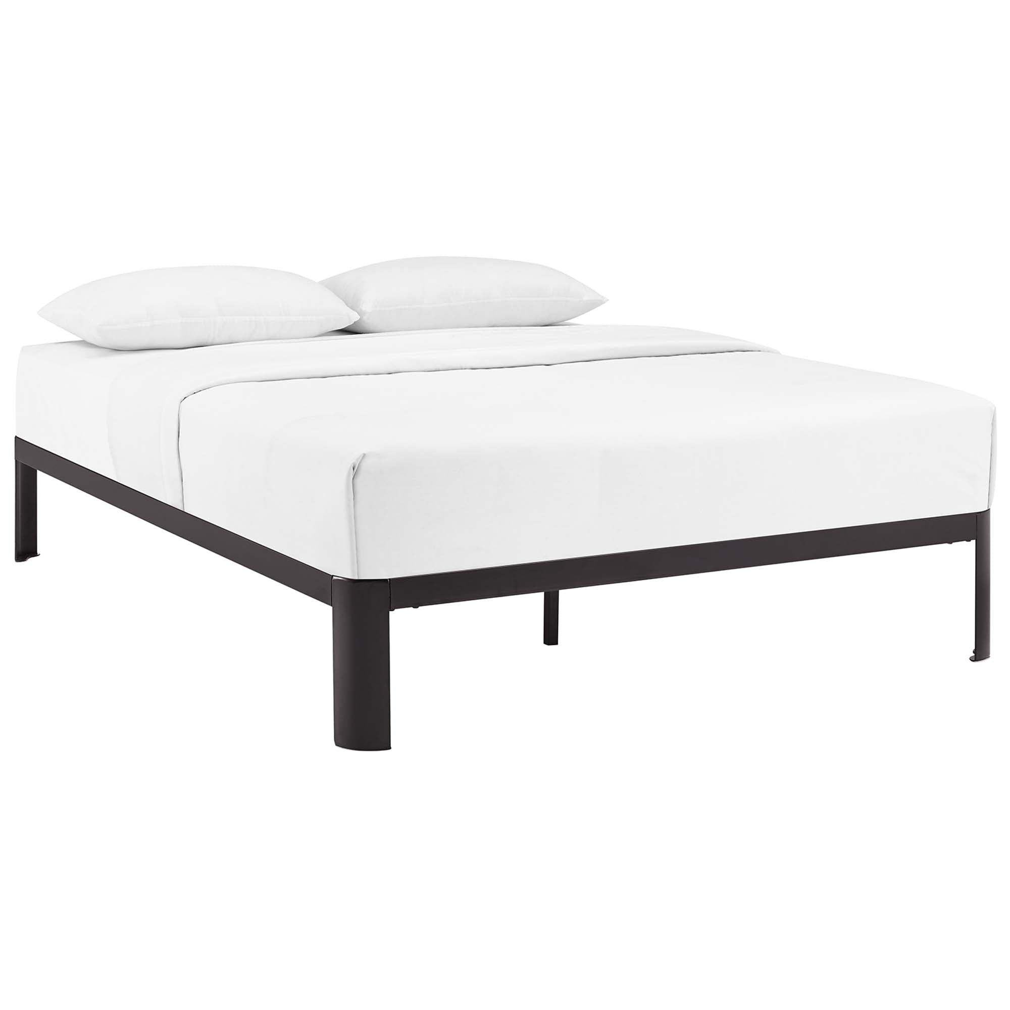Venwyn Queen Size Platform Bed Frame Heavy Duty Steel with Wood Support