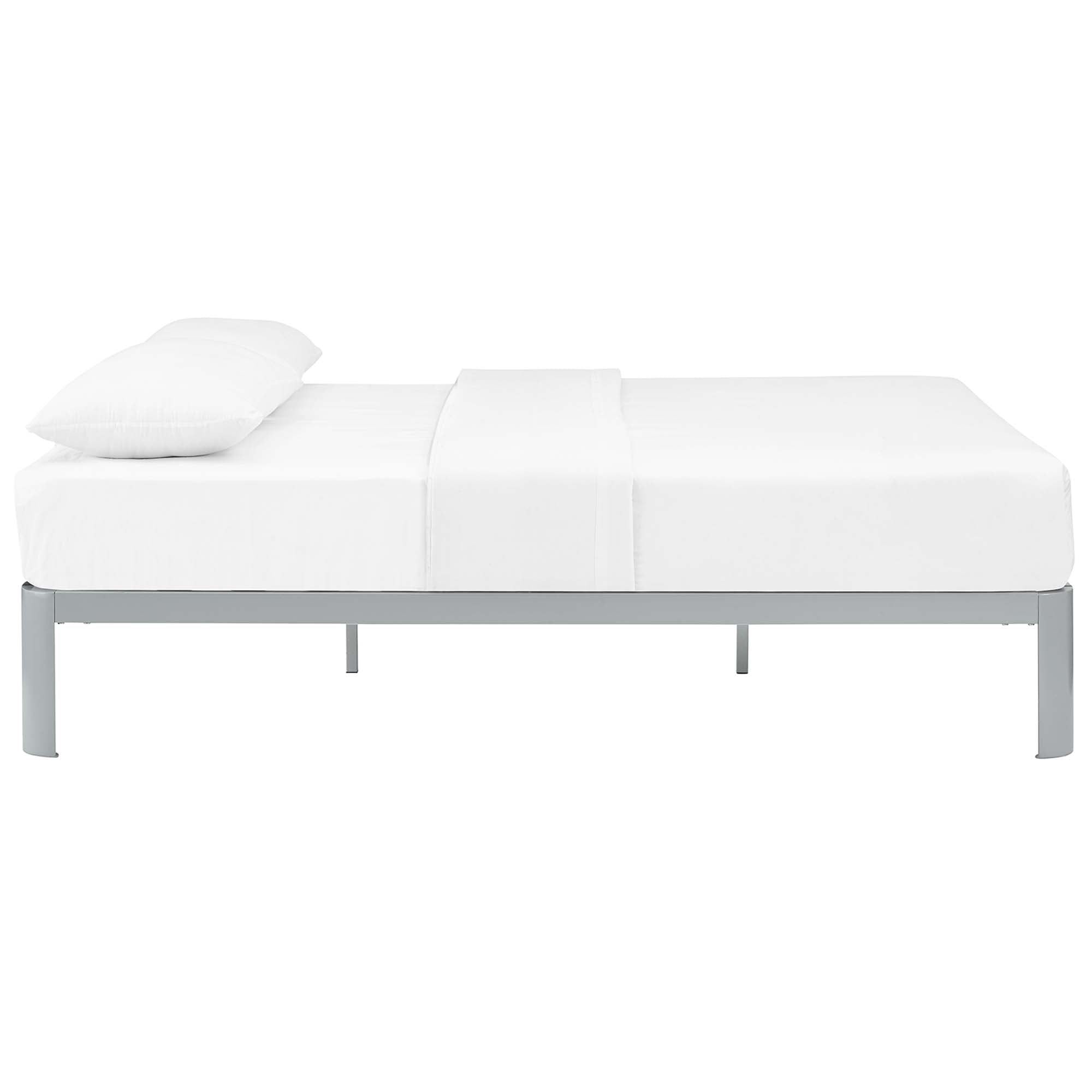 Corinne Queen Bed Frame, Gray